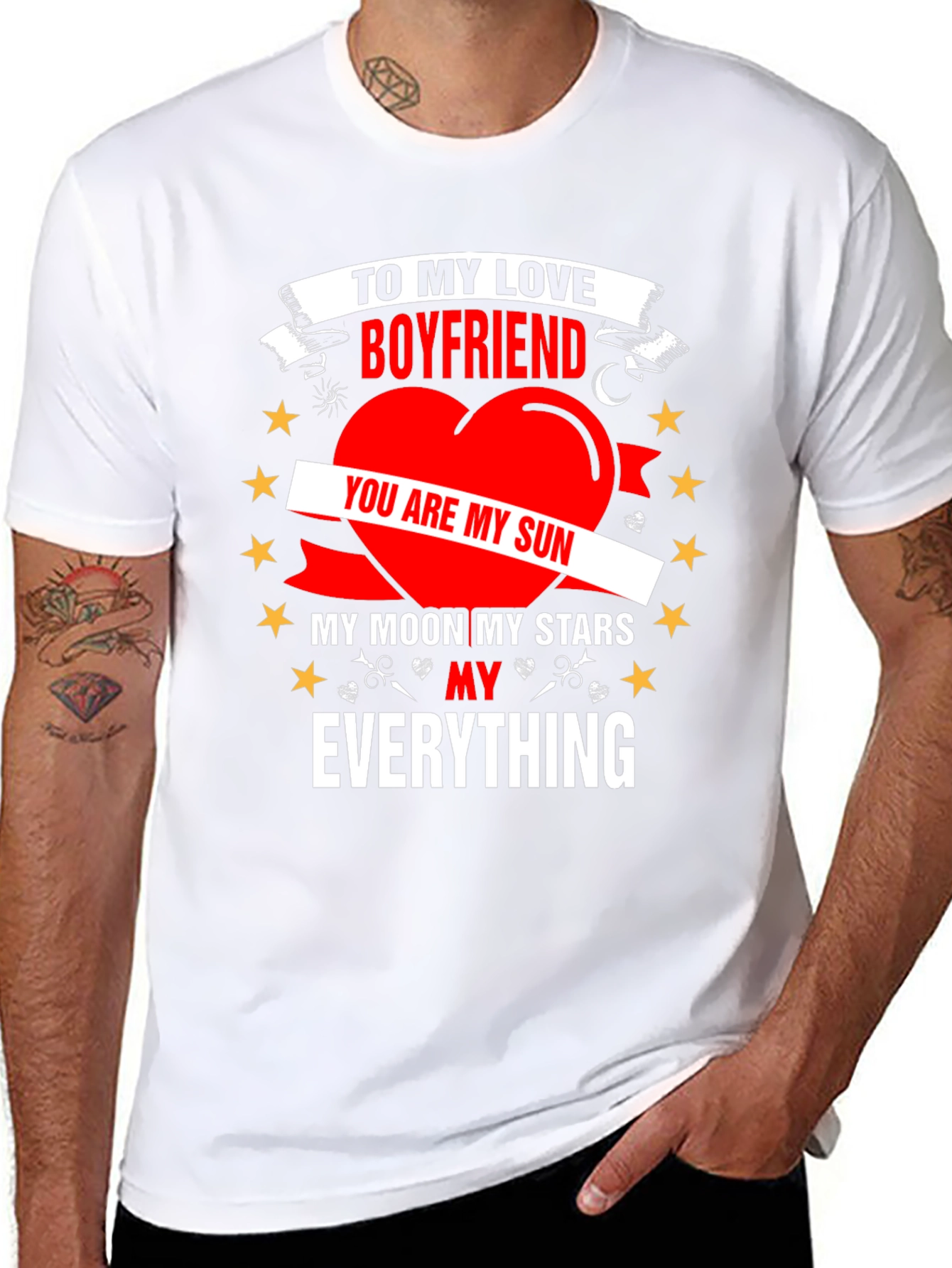 To My Love Boyfriend Graphic Tee