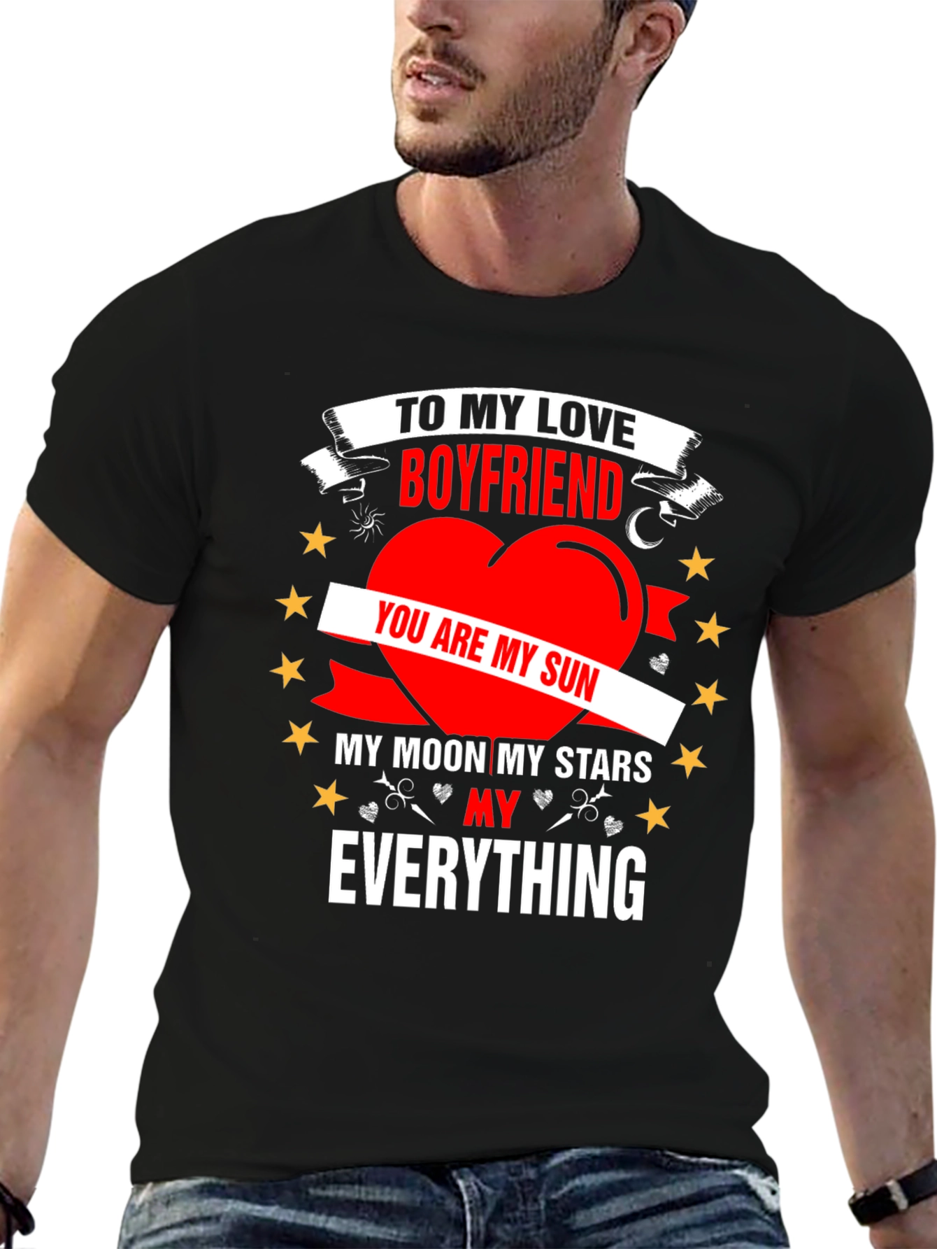 To My Love Boyfriend Graphic Tee