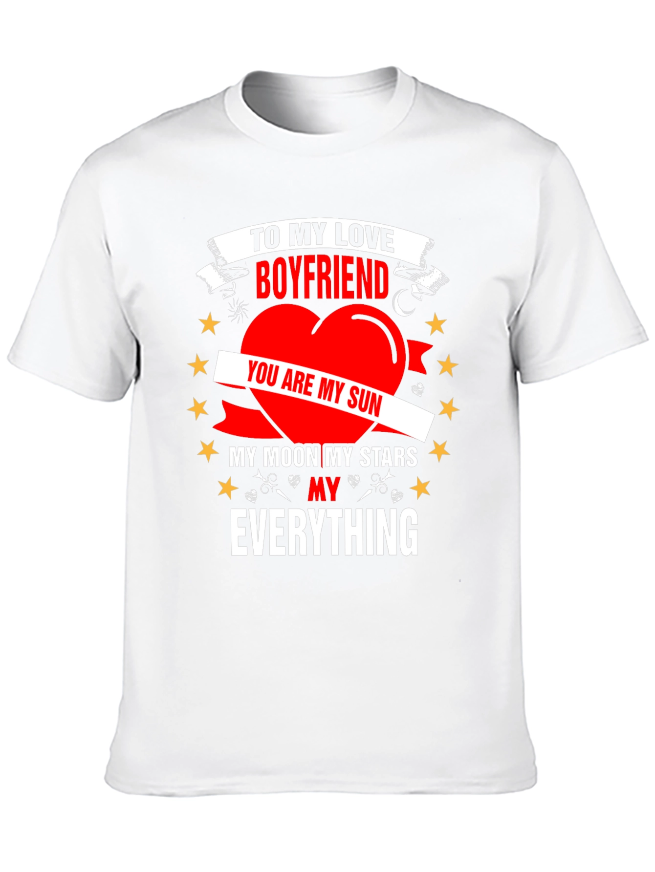 To My Love Boyfriend Graphic Tee