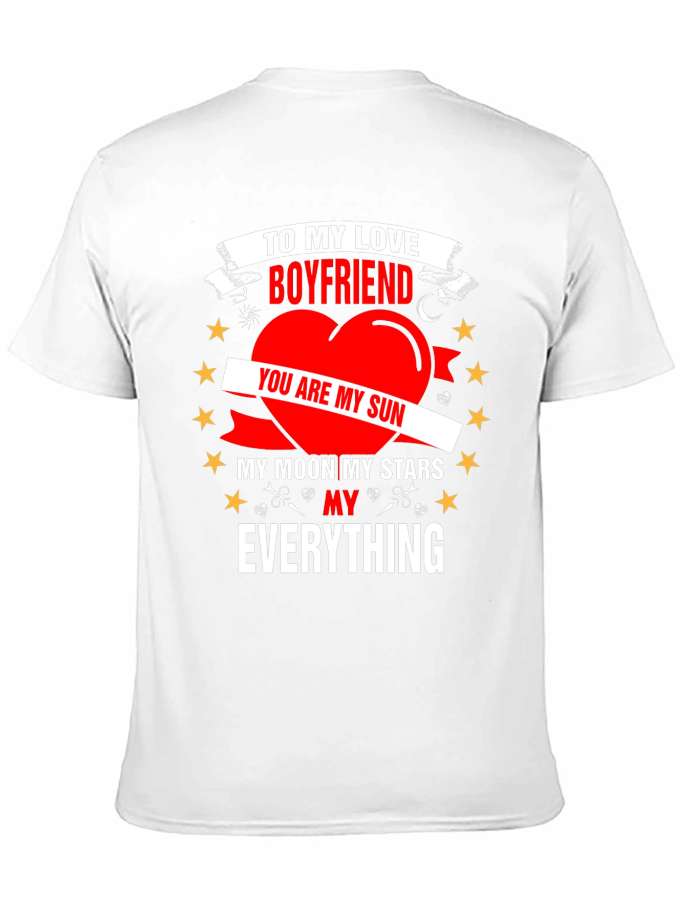 To My Love Boyfriend Graphic Tee