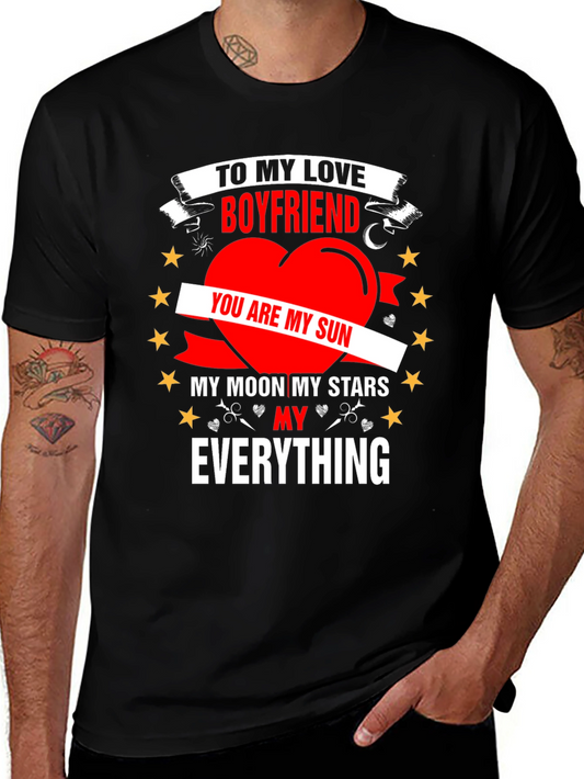 To My Love Boyfriend Graphic Tee