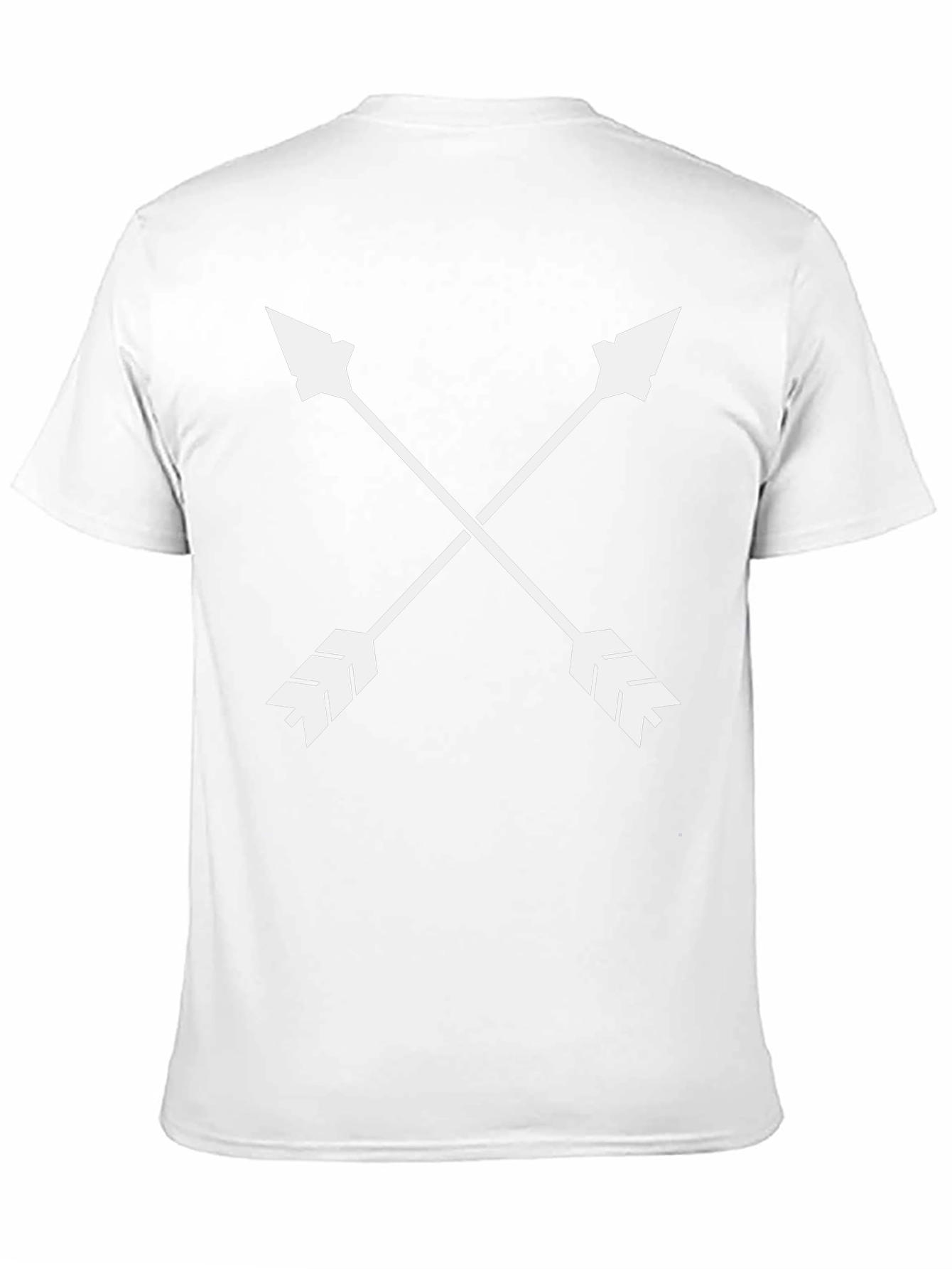 Crossed Arrows Graphic Tee - Stylish Black T-Shirt