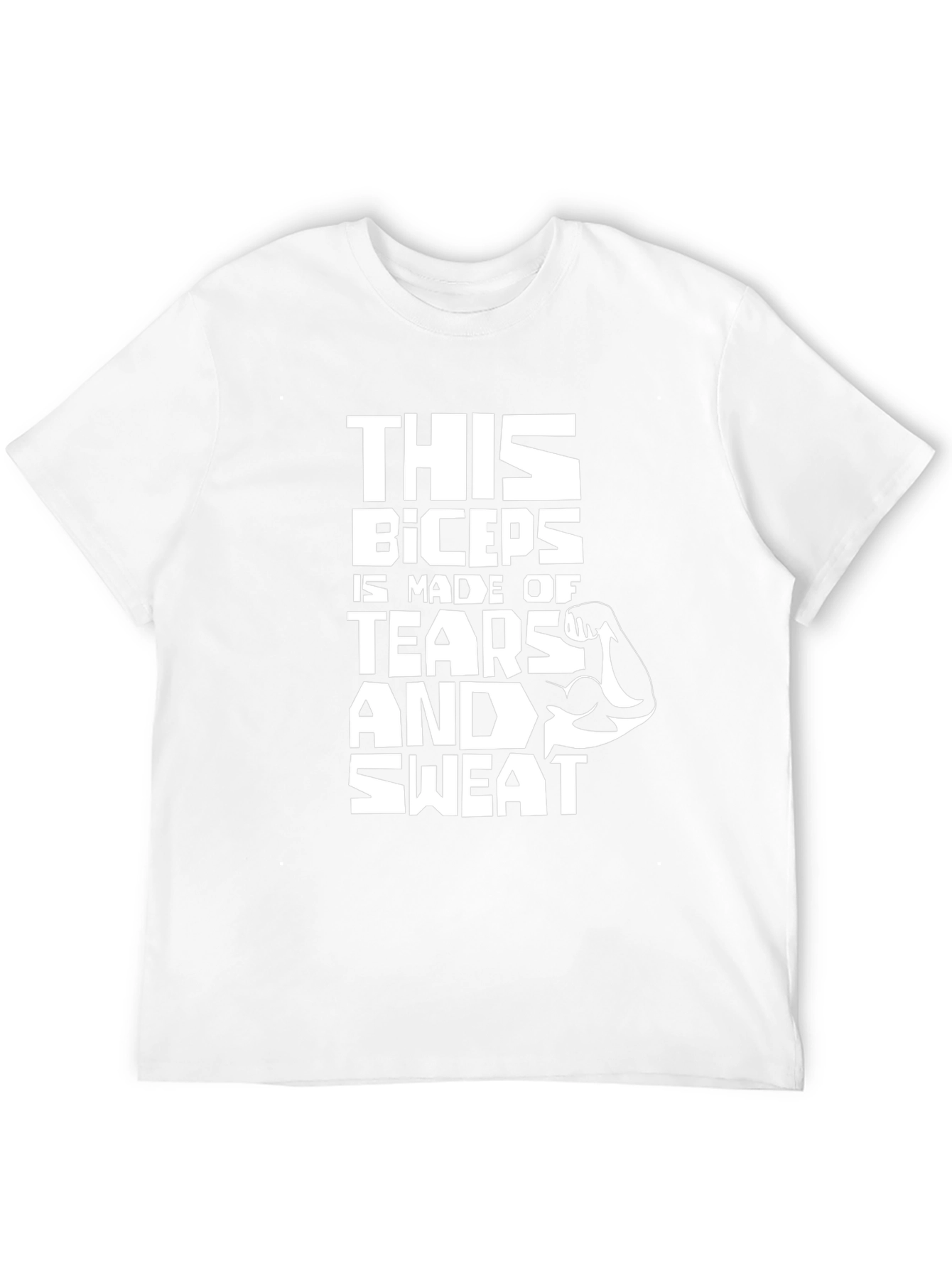 Biceps Tears and Sweat Gym T-Shirt