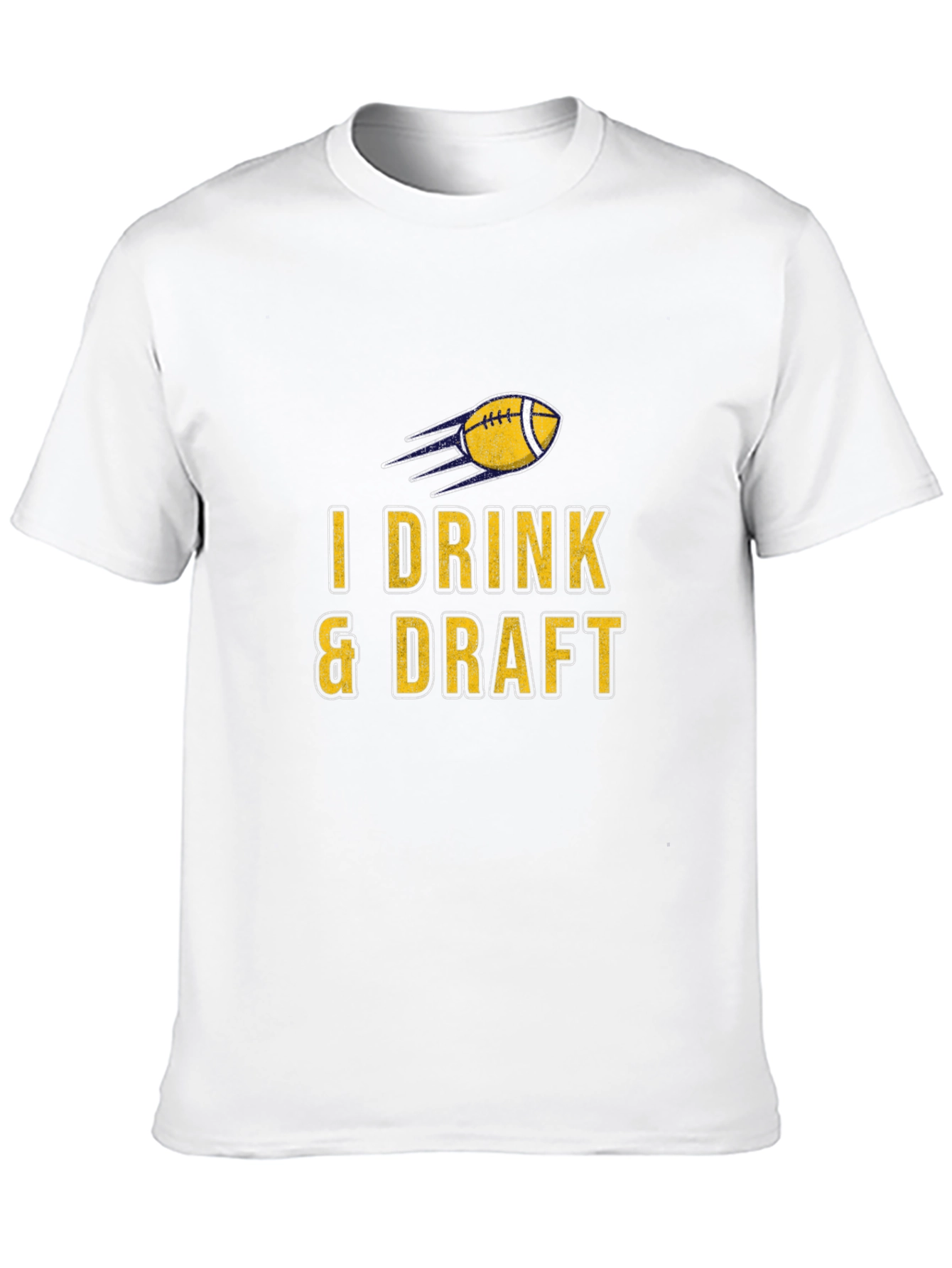 I Drink & Draft Football T-Shirt