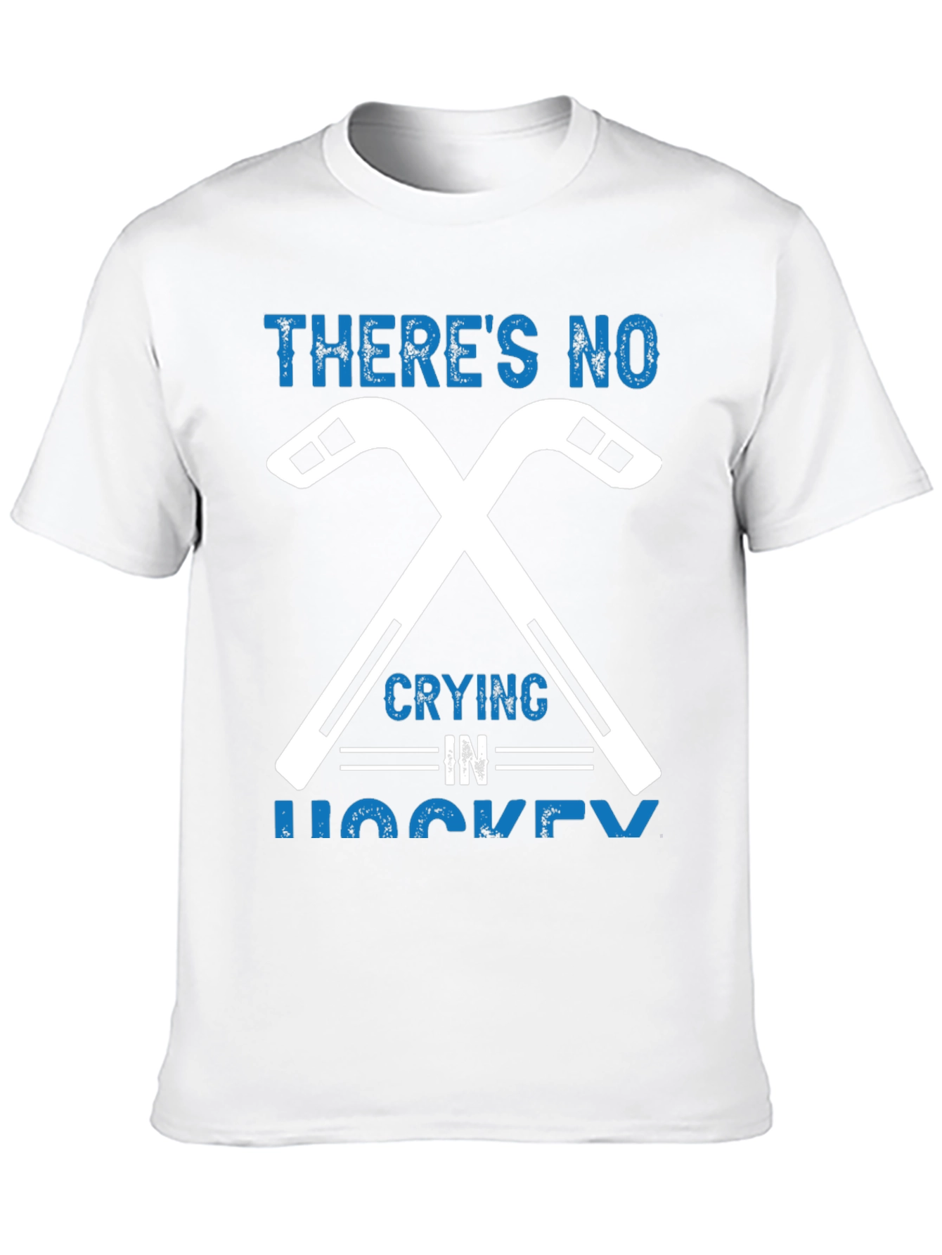 Theres No Crying in Hockey Graphic T-Shirt