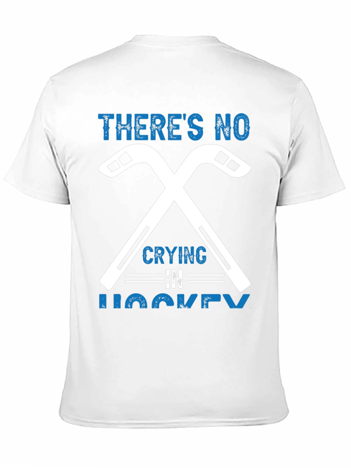 Theres No Crying in Hockey Graphic T-Shirt