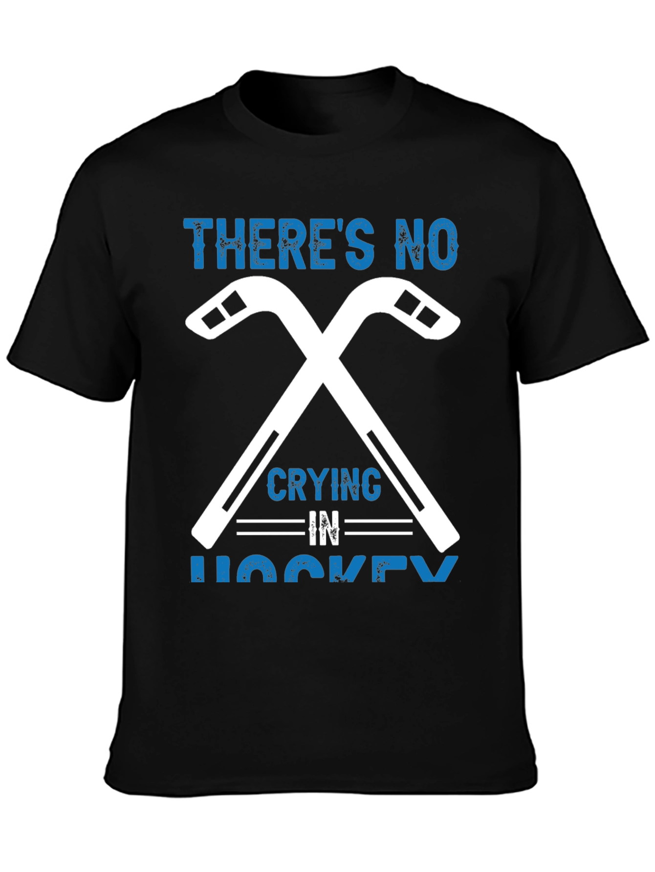 Theres No Crying in Hockey Graphic T-Shirt