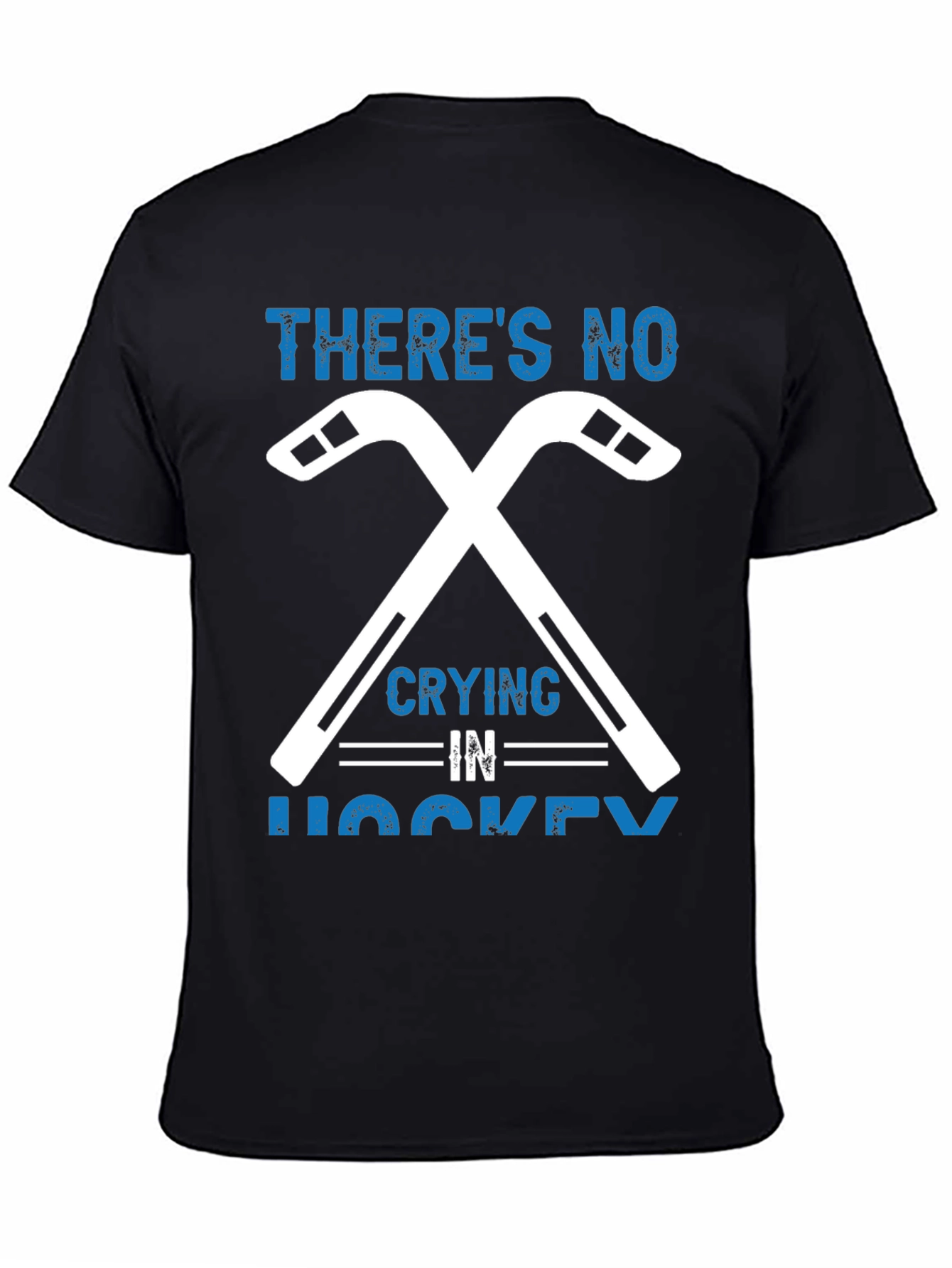 Theres No Crying in Hockey Graphic T-Shirt