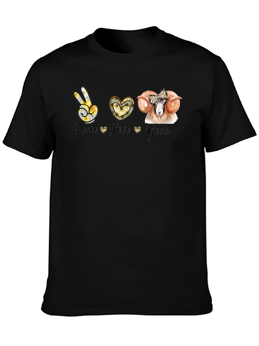 Peace Love Goats T-Shirt