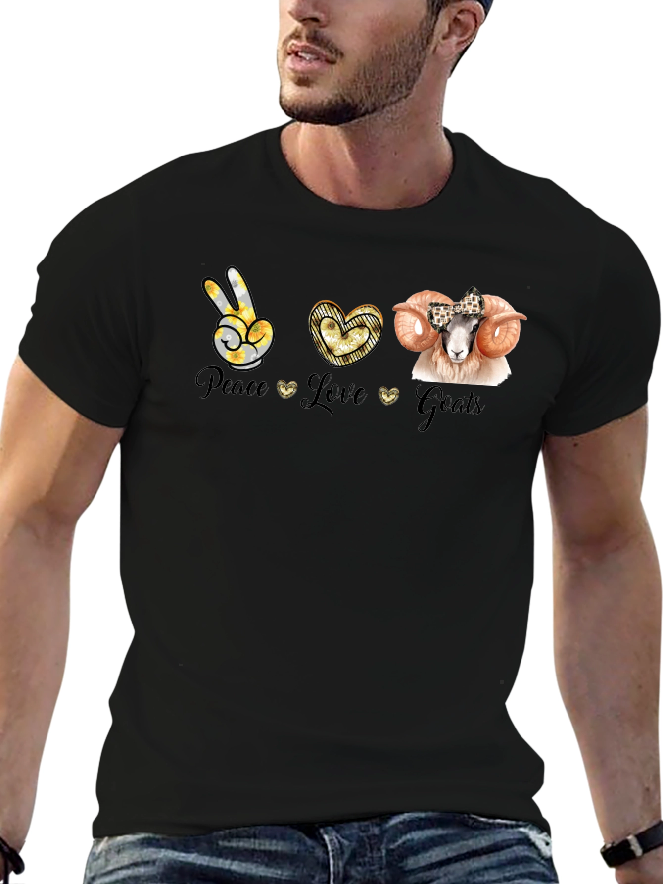 Peace Love Goats T-Shirt