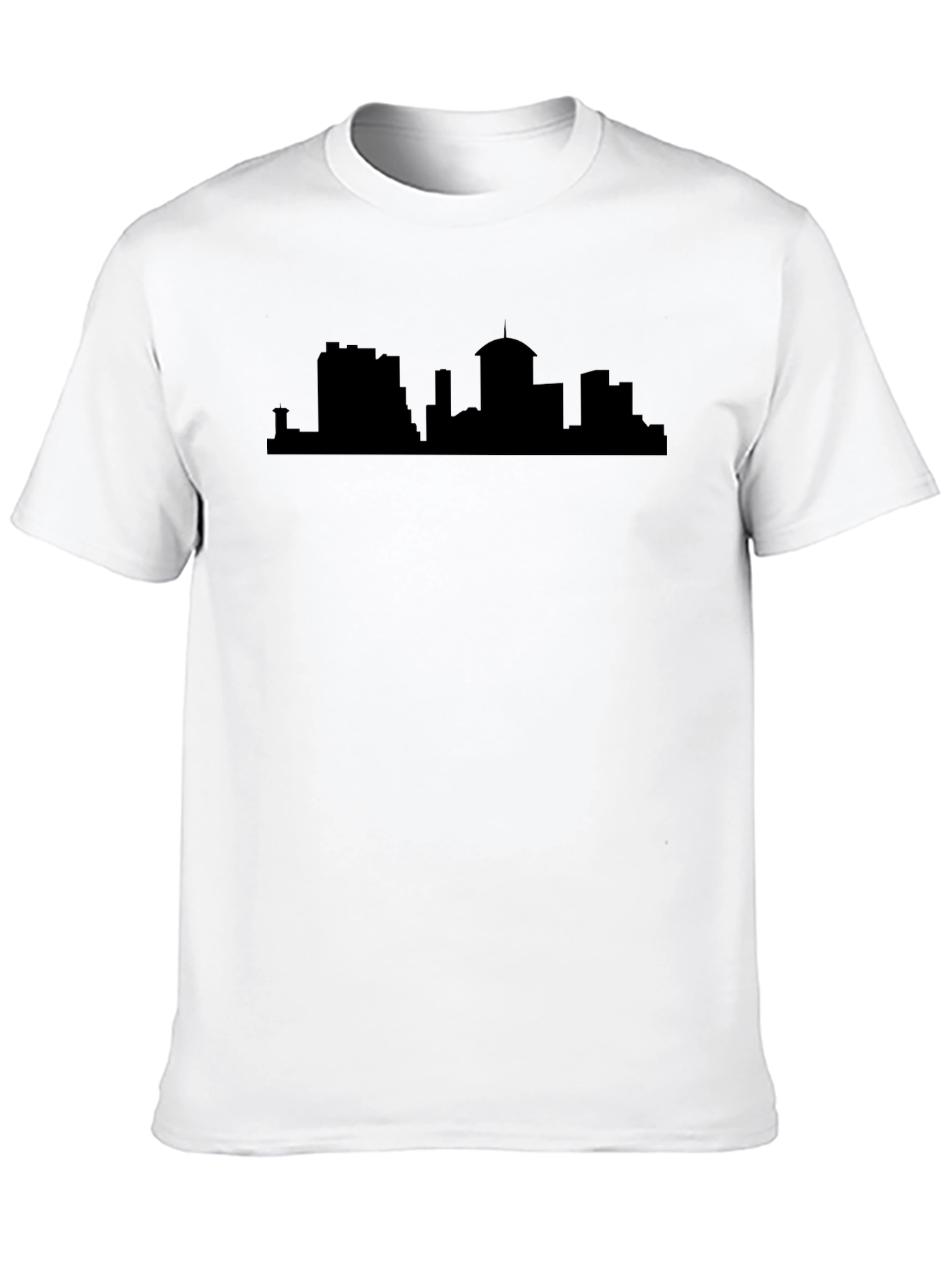 City Skyline Black T-Shirt - Urban Style