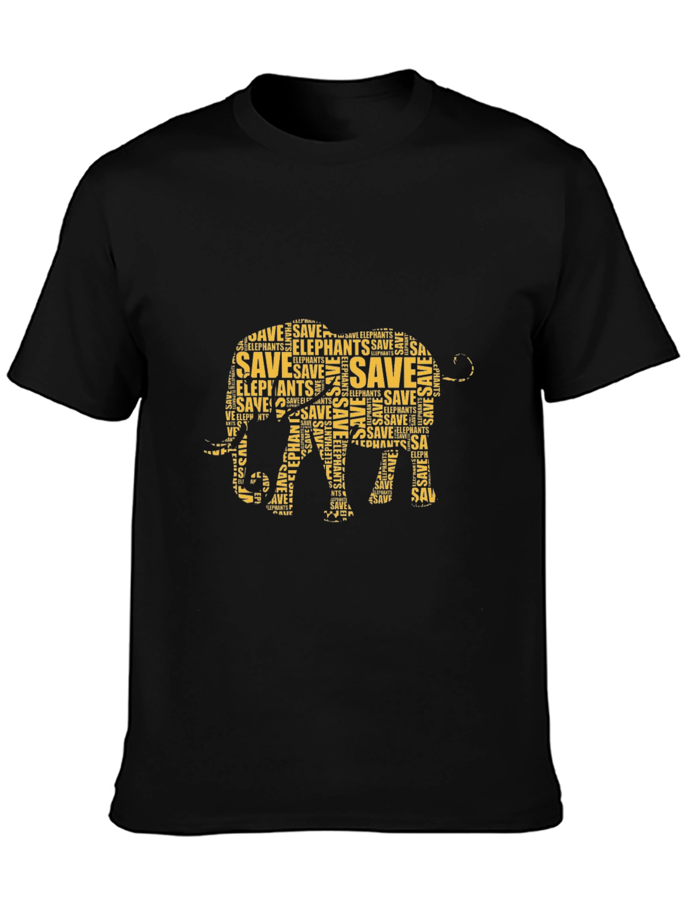 Save the Elephants Graphic Print T-Shirt