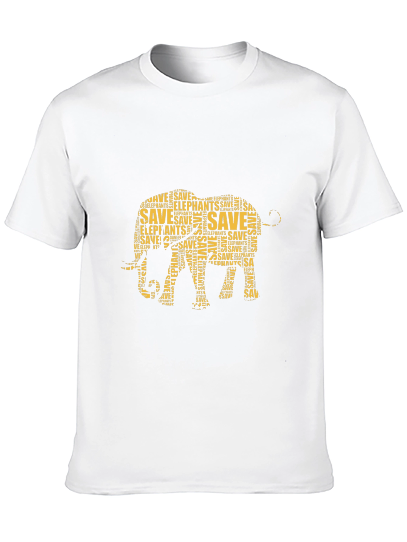 Save the Elephants Graphic Print T-Shirt