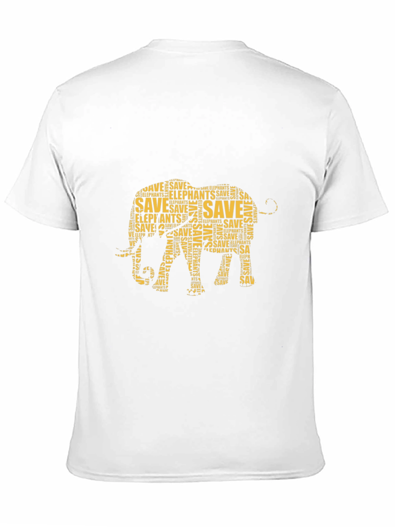 Save the Elephants Graphic Print T-Shirt