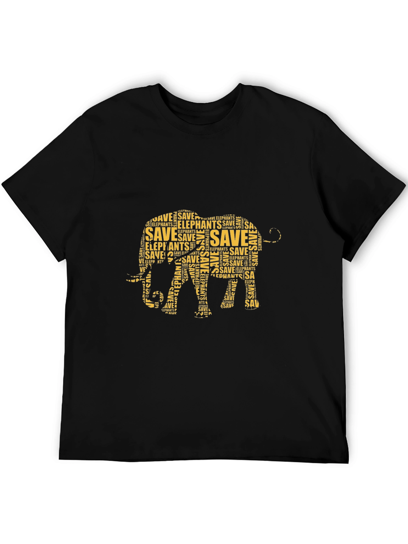 Save the Elephants Graphic Print T-Shirt