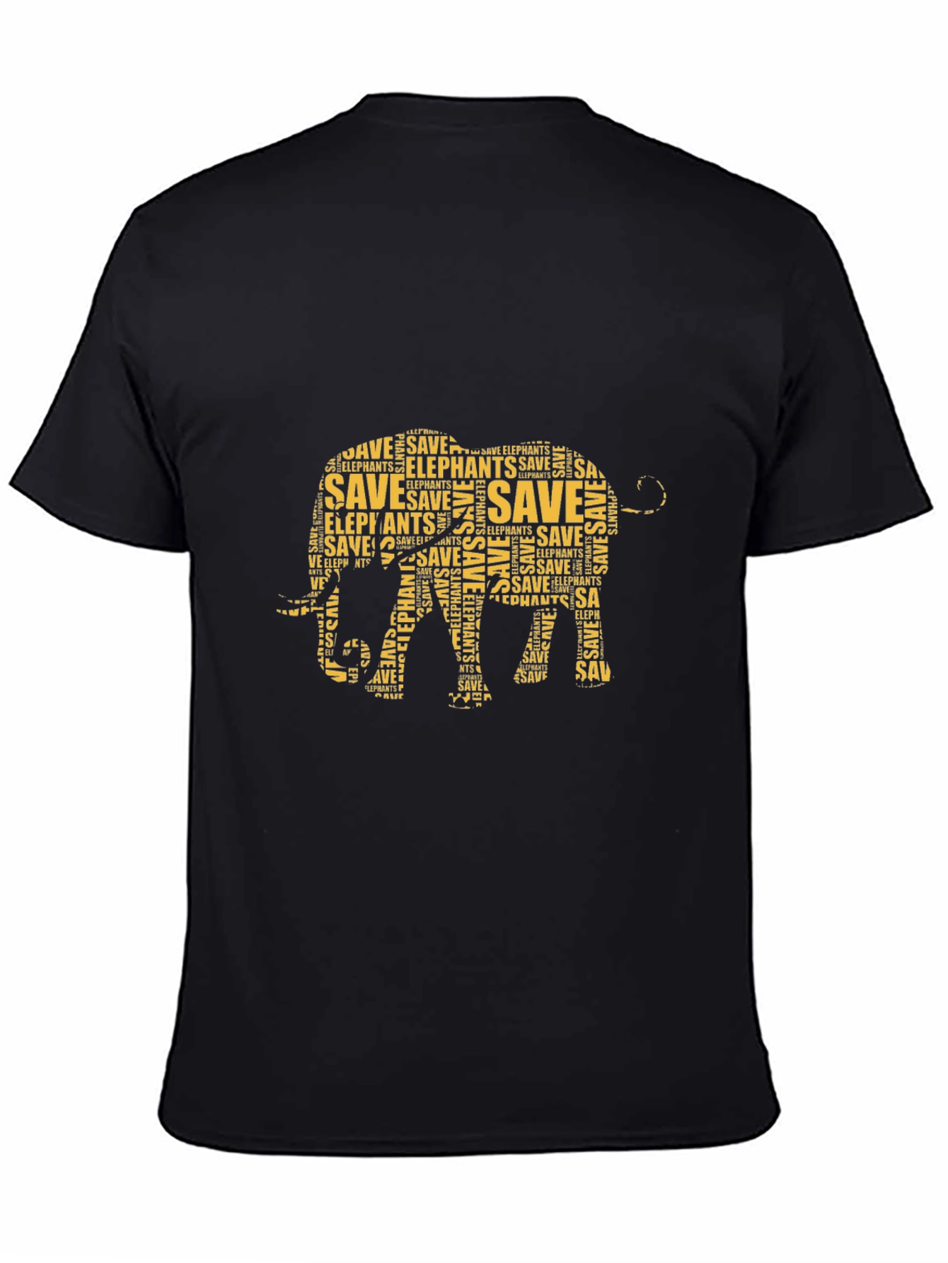 Save the Elephants Graphic Print T-Shirt