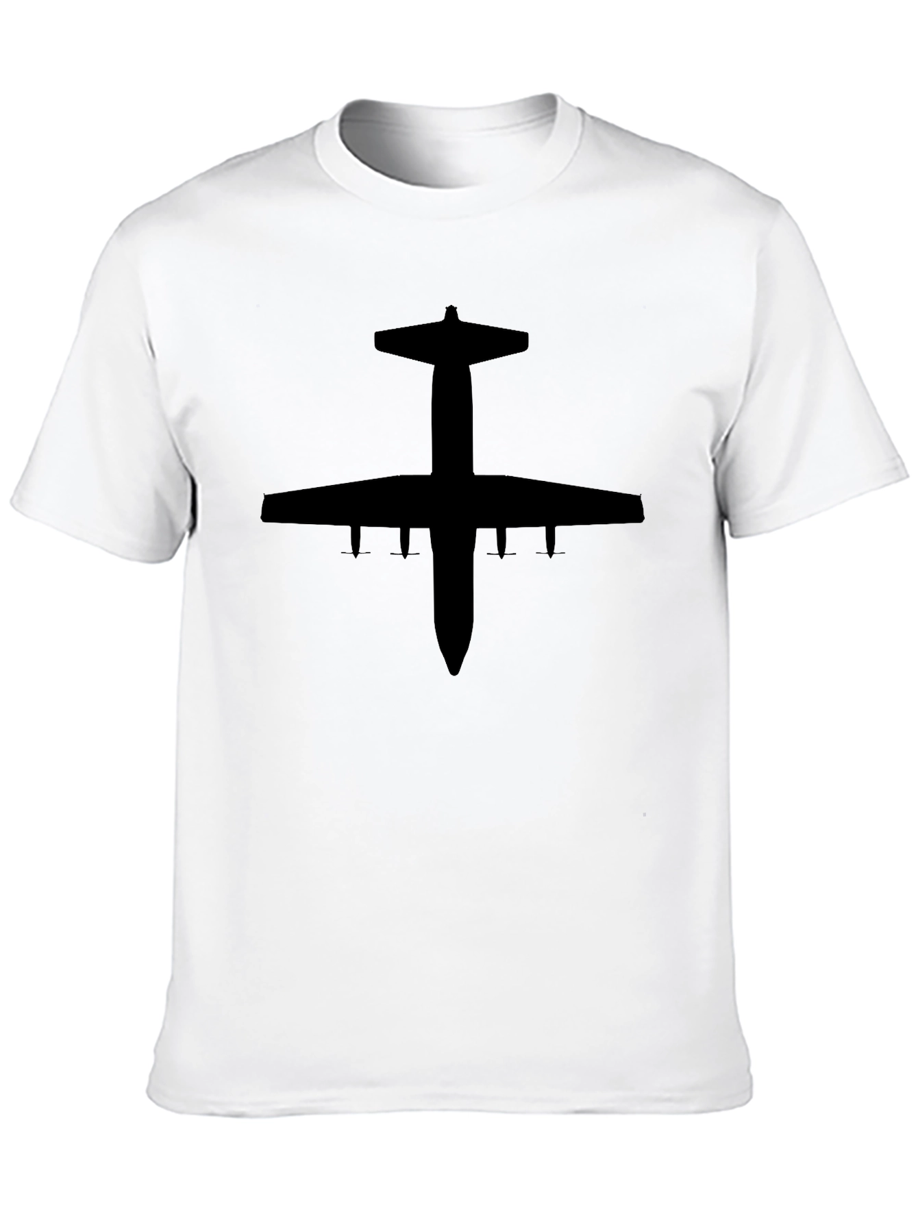 Airplane Graphic T-Shirt - Classic Black