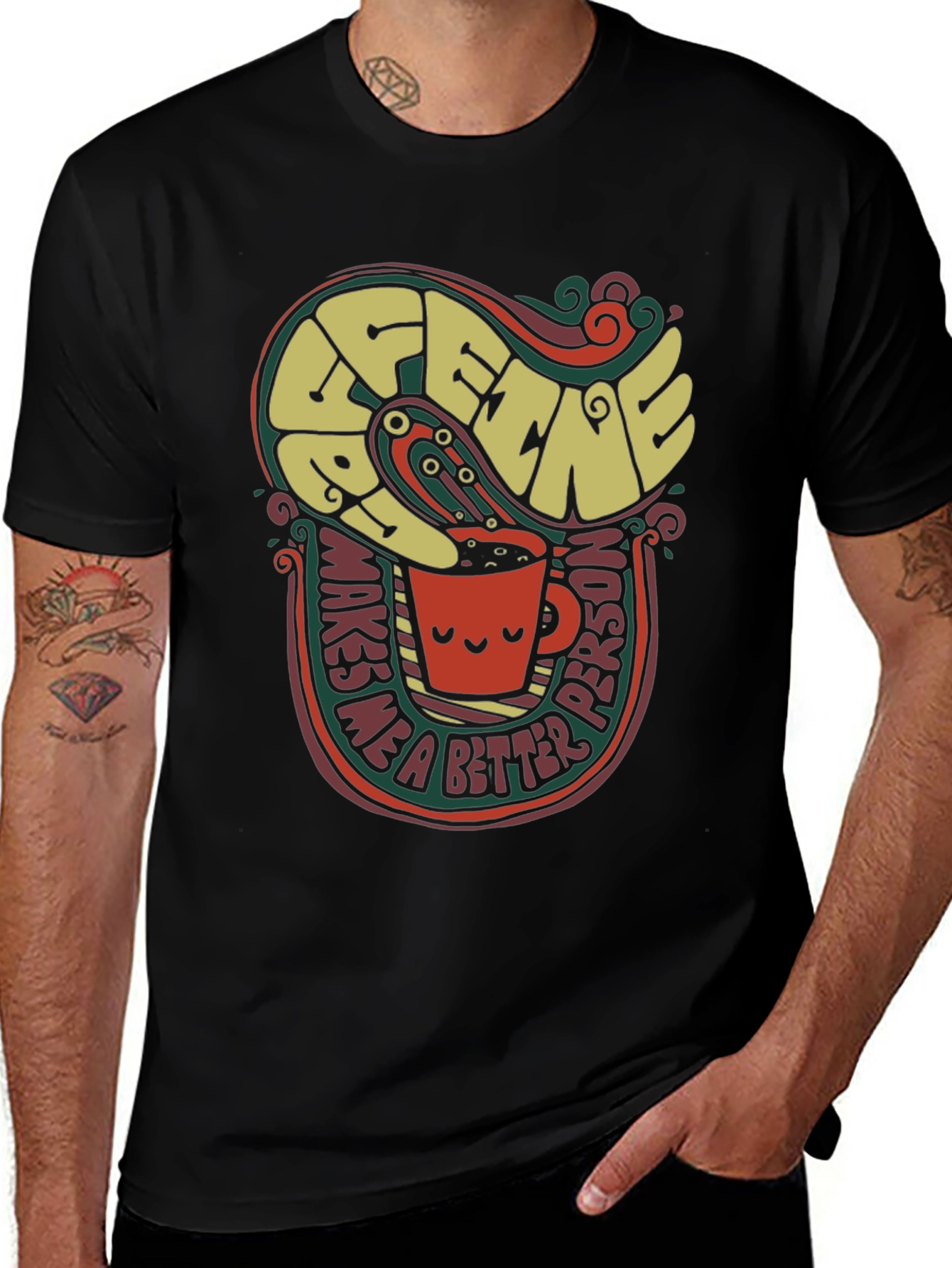 Coffee Makes Me a Better Person Graphic Tee