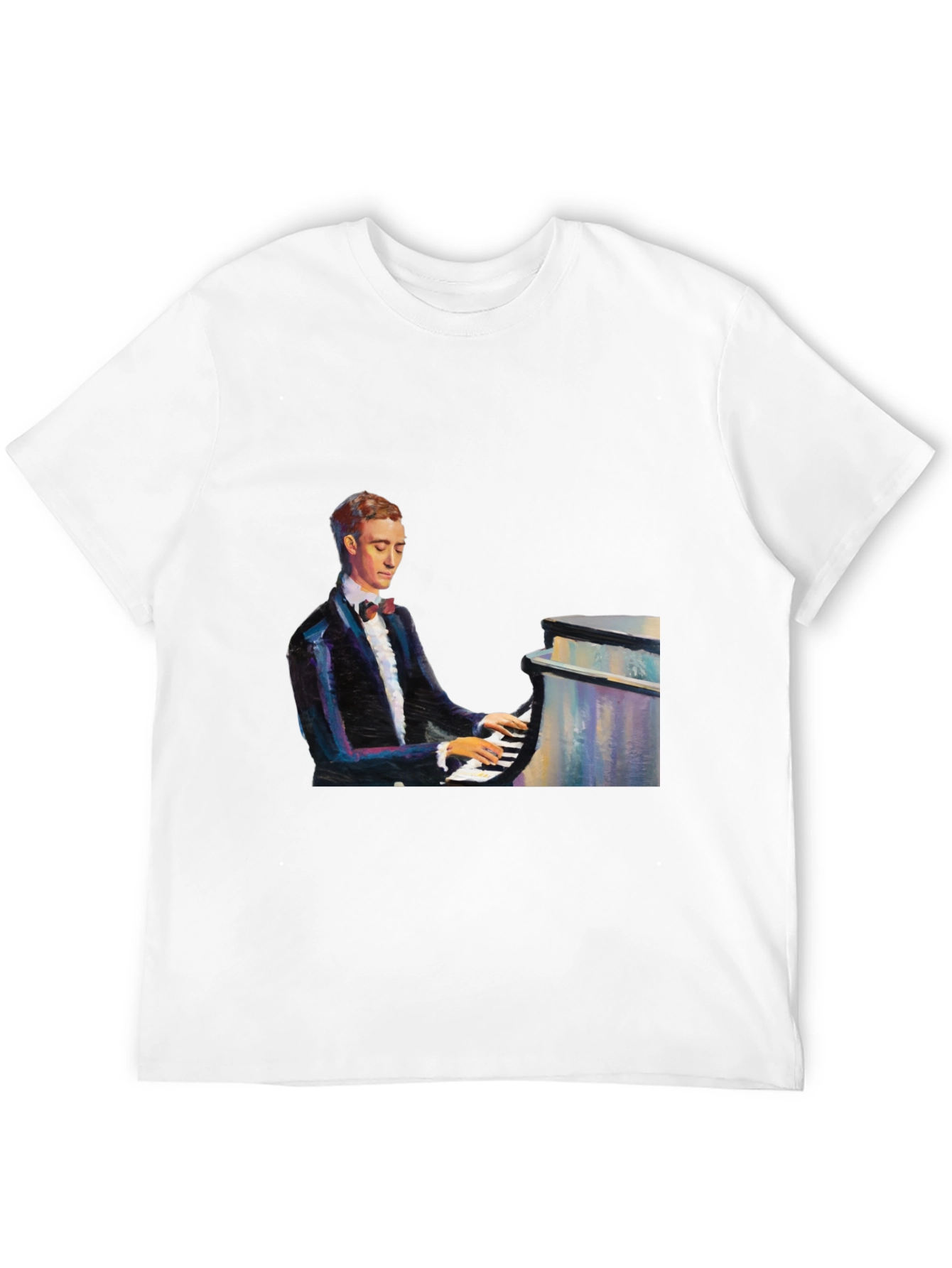 Piano Man Black T-Shirt