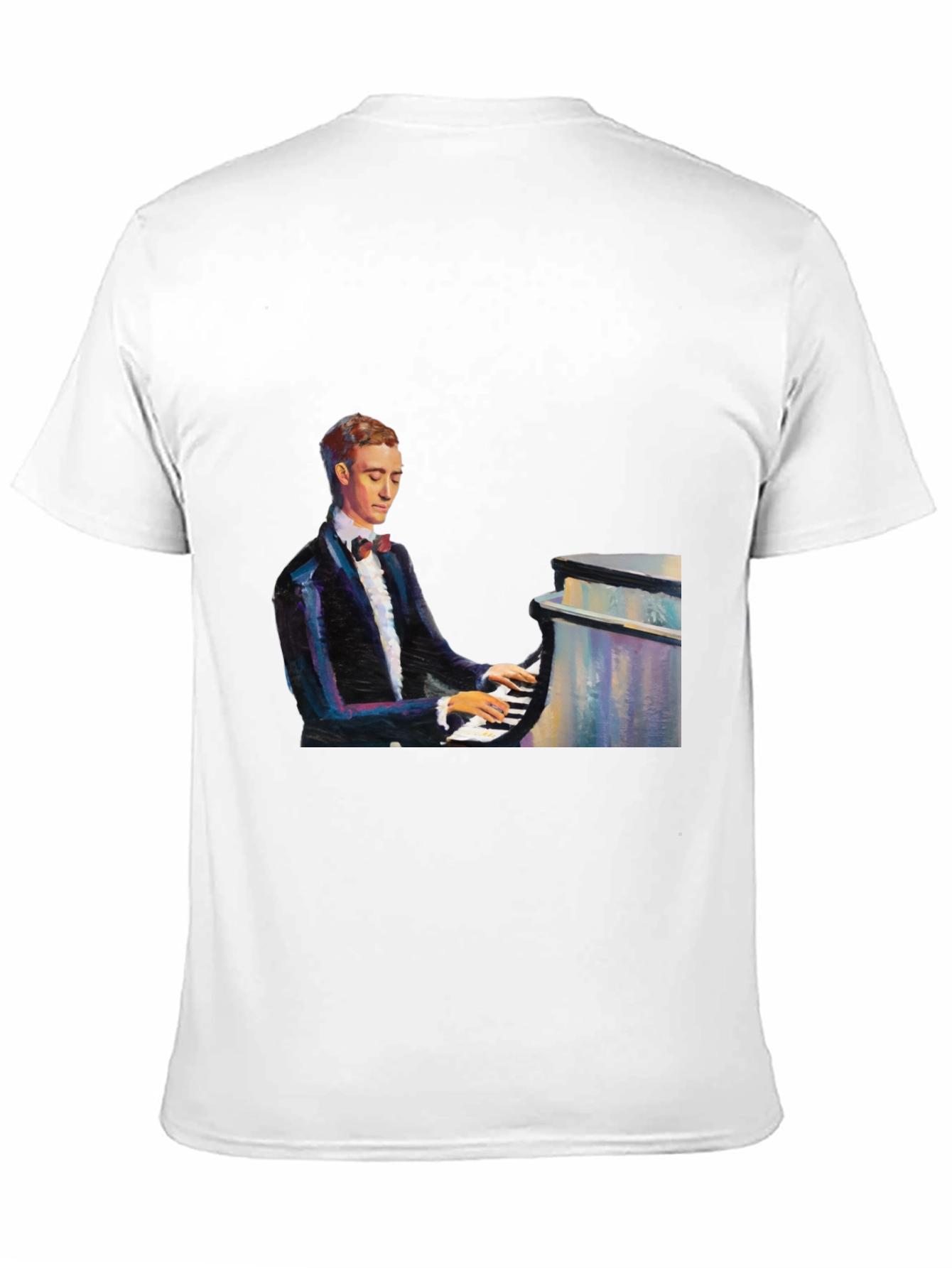 Piano Man Black T-Shirt