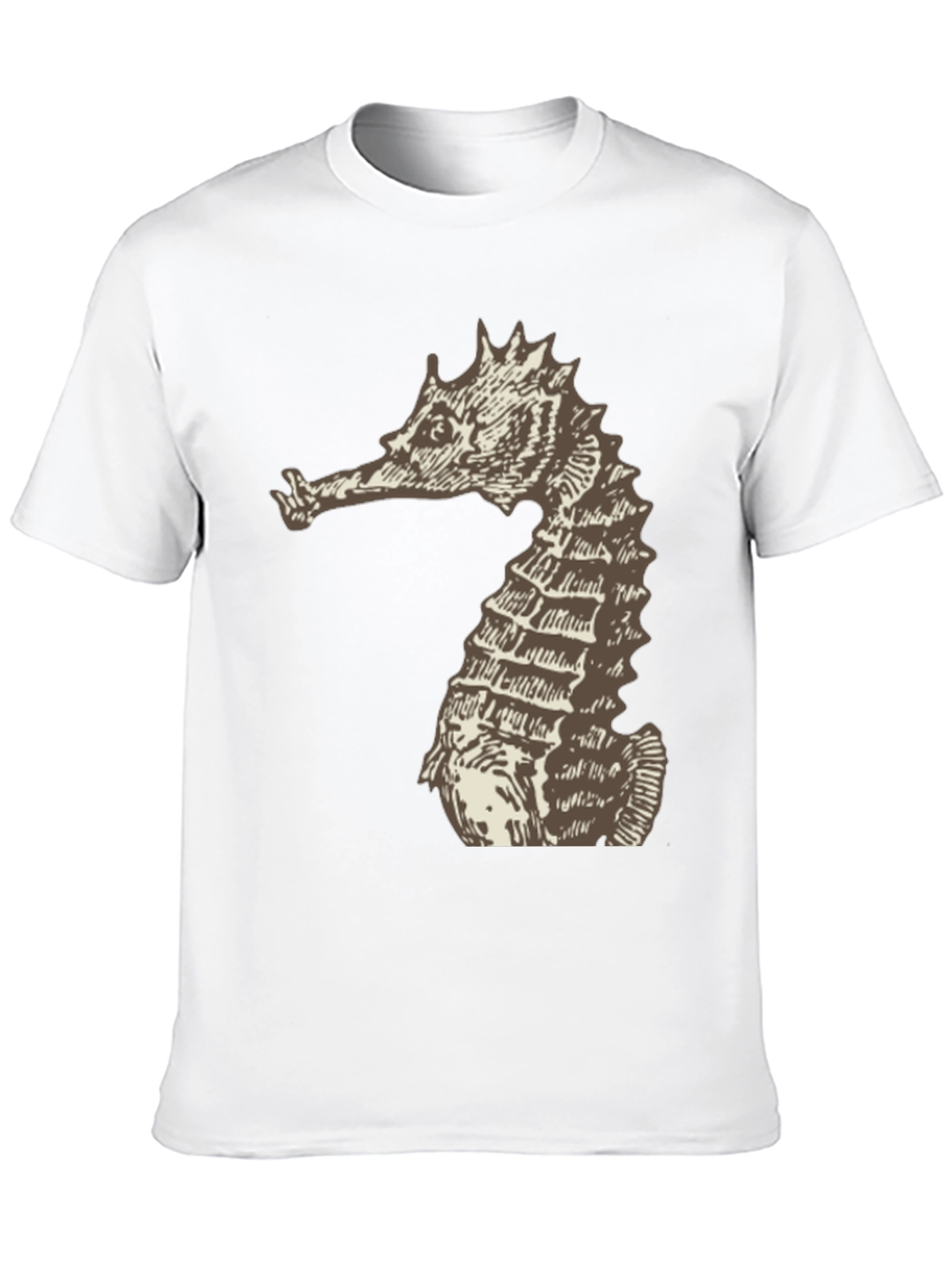 Seahorse Graphic Tee - Unisex Black T-Shirt