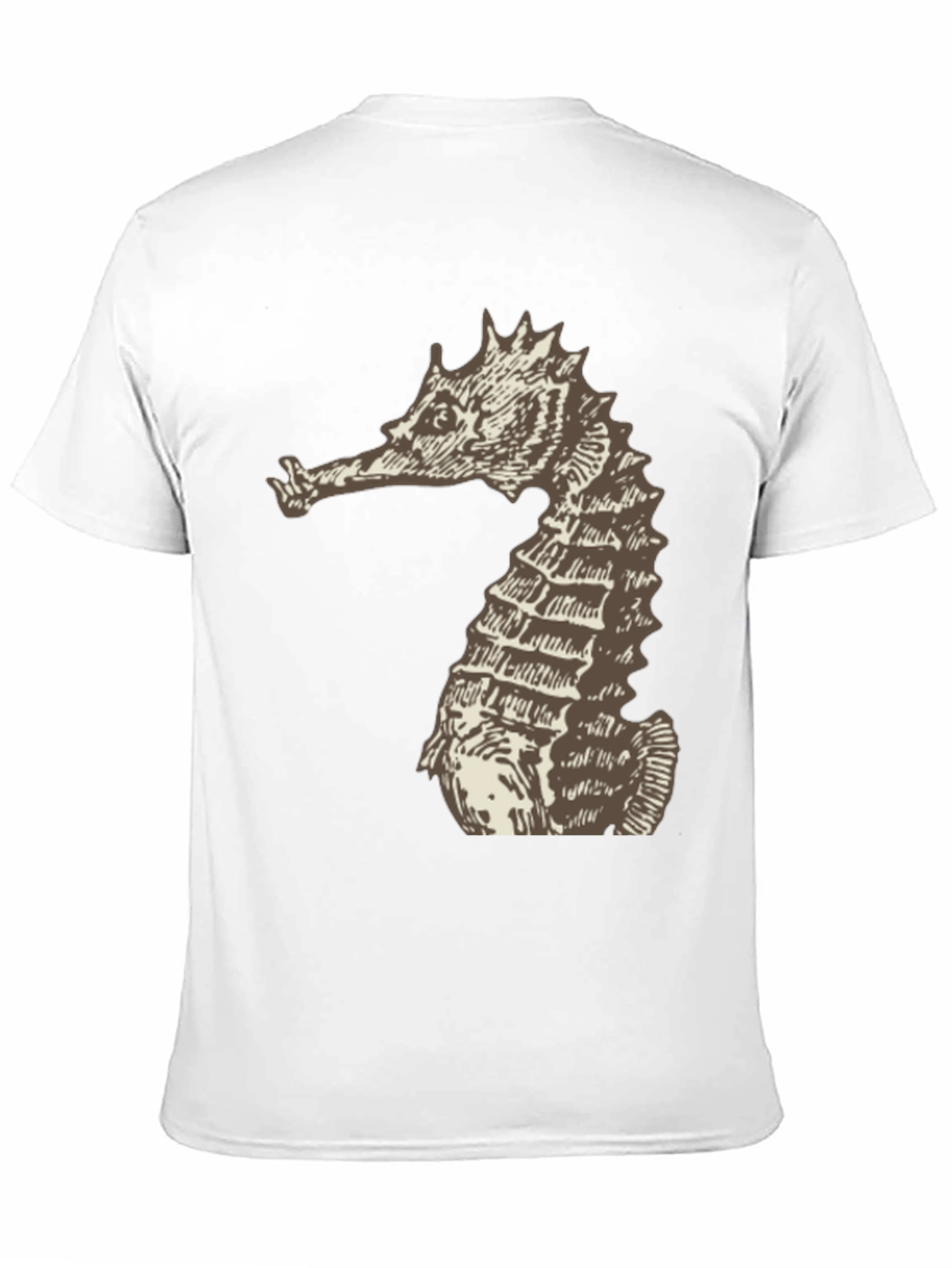 Seahorse Graphic Tee - Unisex Black T-Shirt