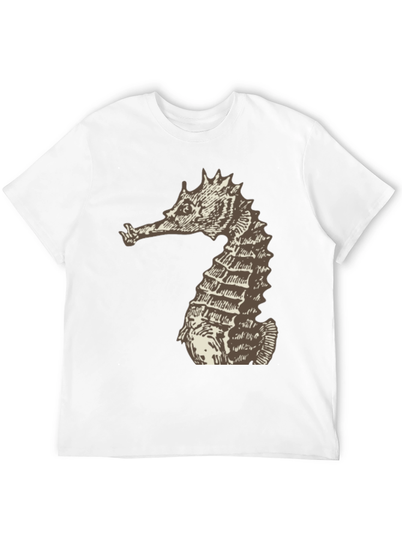 Seahorse Graphic Tee - Unisex Black T-Shirt