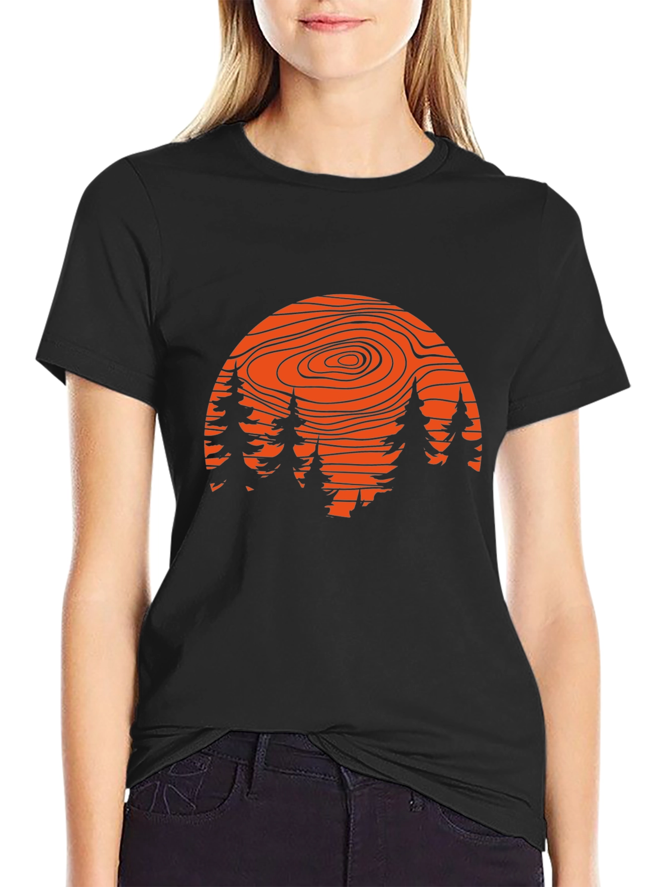 Sunset Forest Graphic Tee