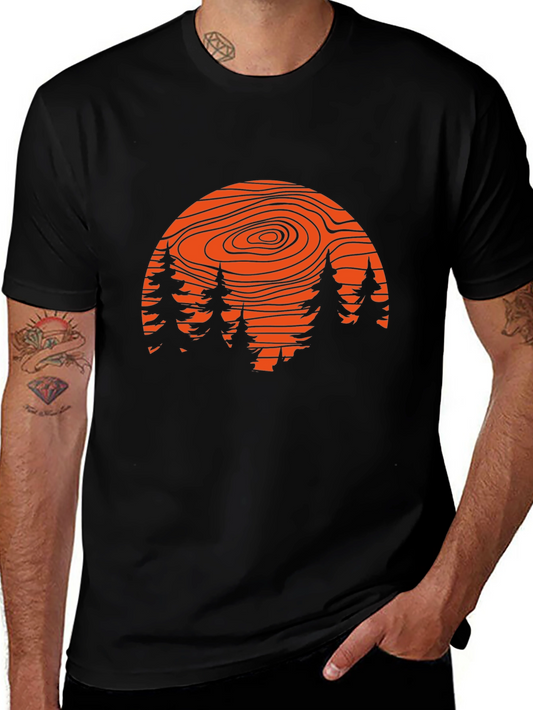 Sunset Forest Graphic Tee