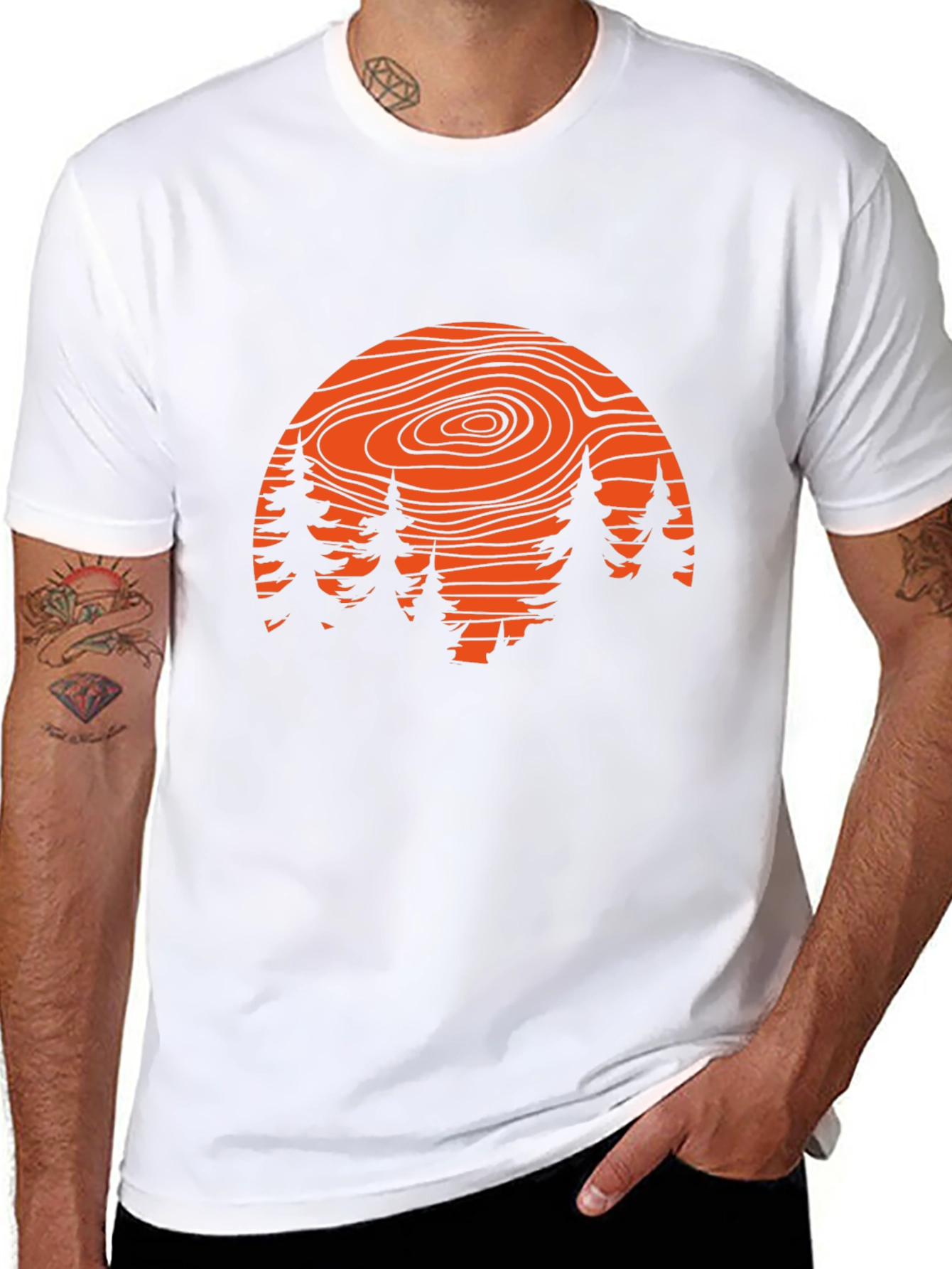 Sunset Forest Graphic Tee