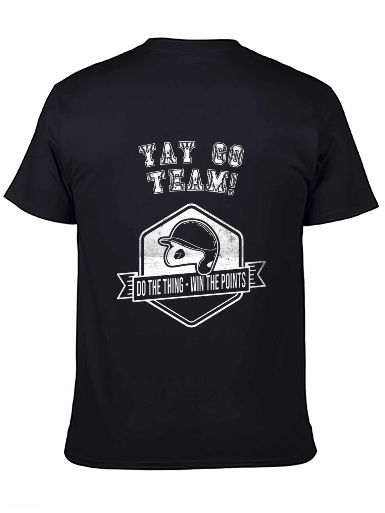 Yay Go Team! Baseball Graphic T-Shirt