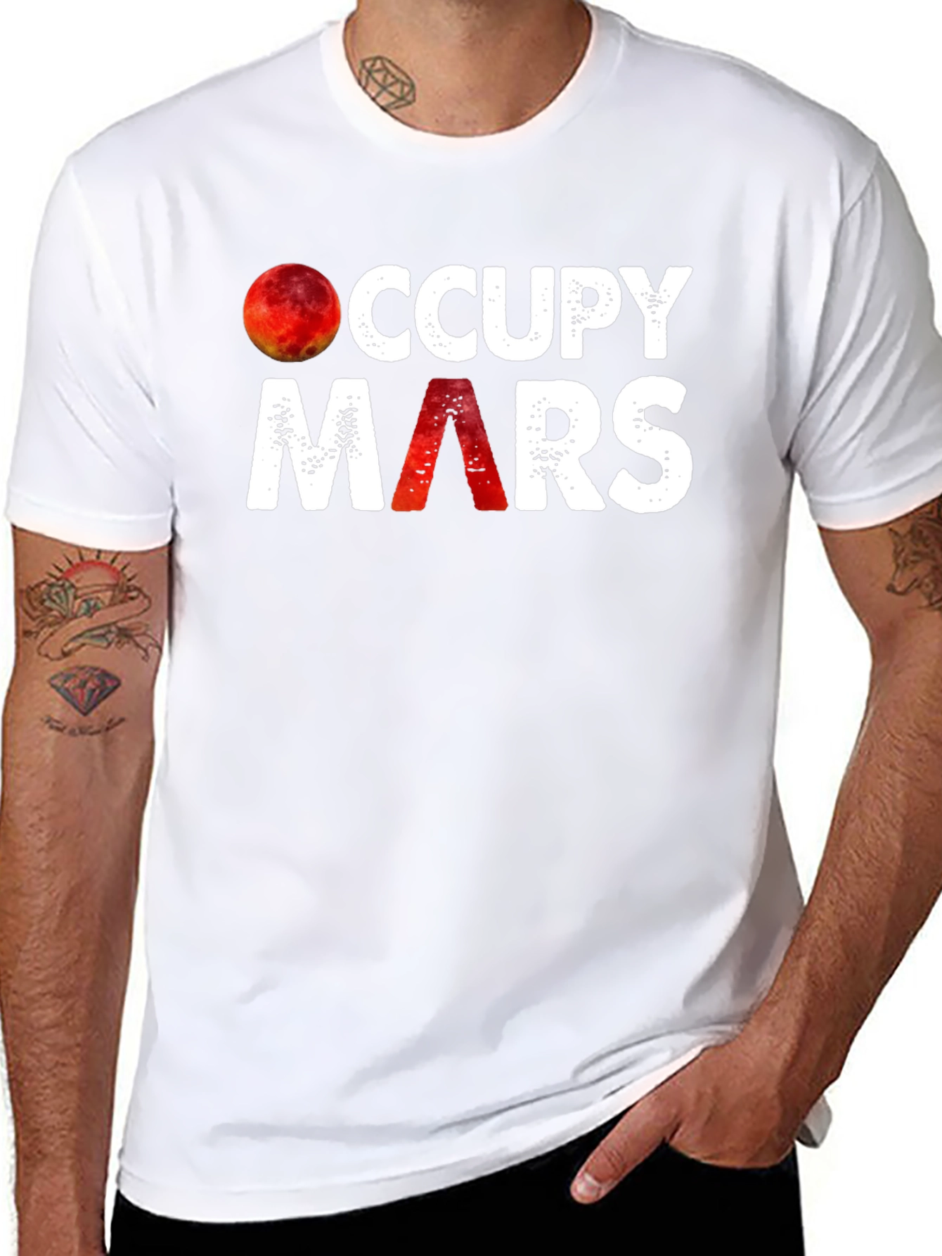 Occupy Mars T-Shirt - Space Exploration Tee