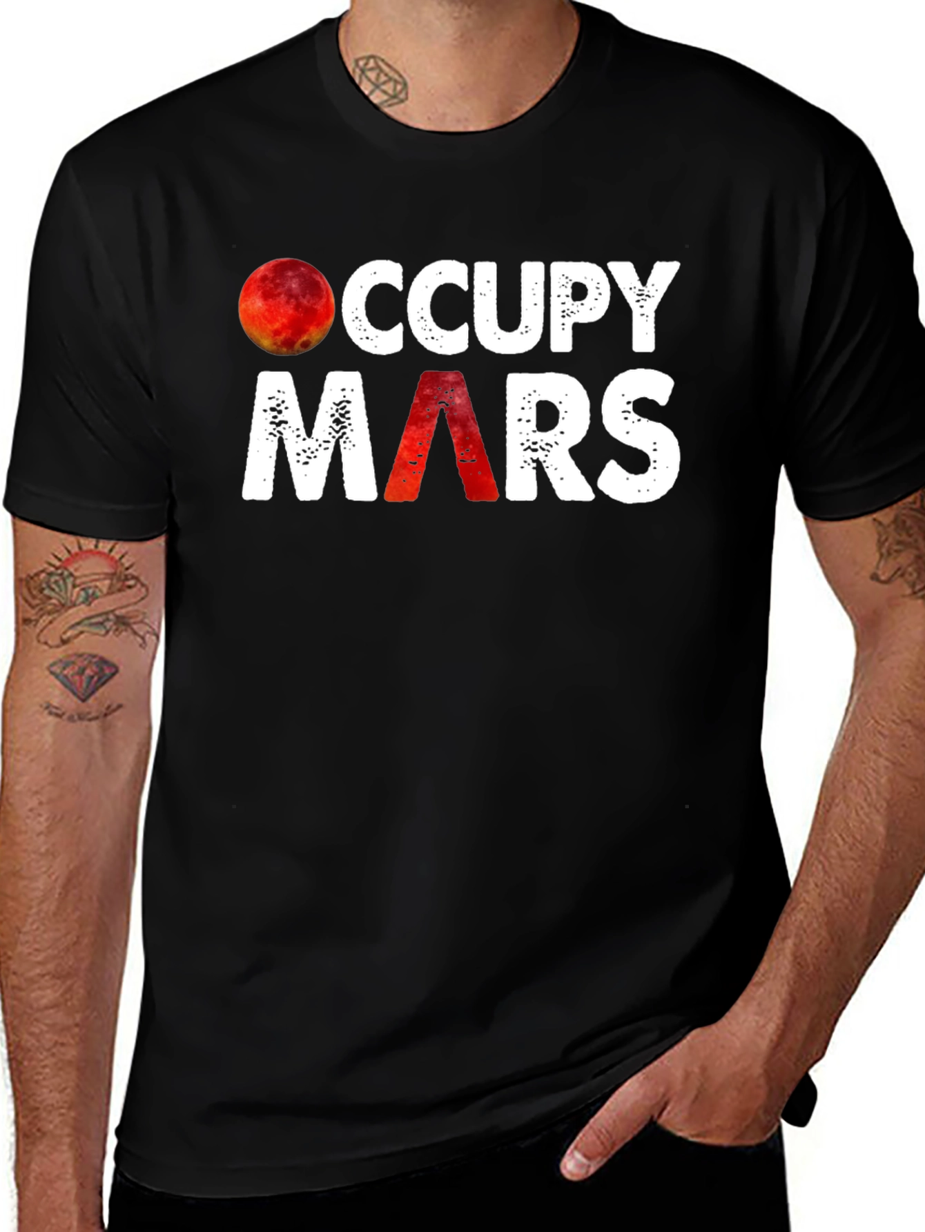 Occupy Mars T-Shirt - Space Exploration Tee