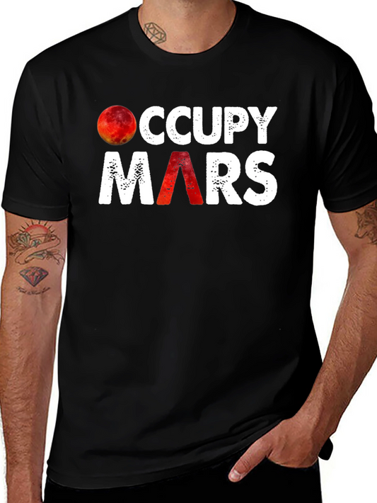 Occupy Mars T-Shirt - Space Exploration Tee