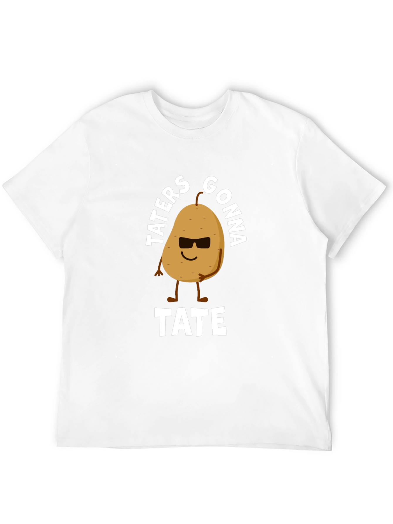 Taters Gonna Tate Funny Potato Graphic T-Shirt