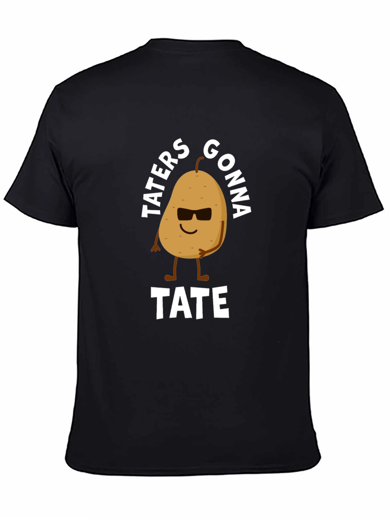 Taters Gonna Tate Funny Potato Graphic T-Shirt