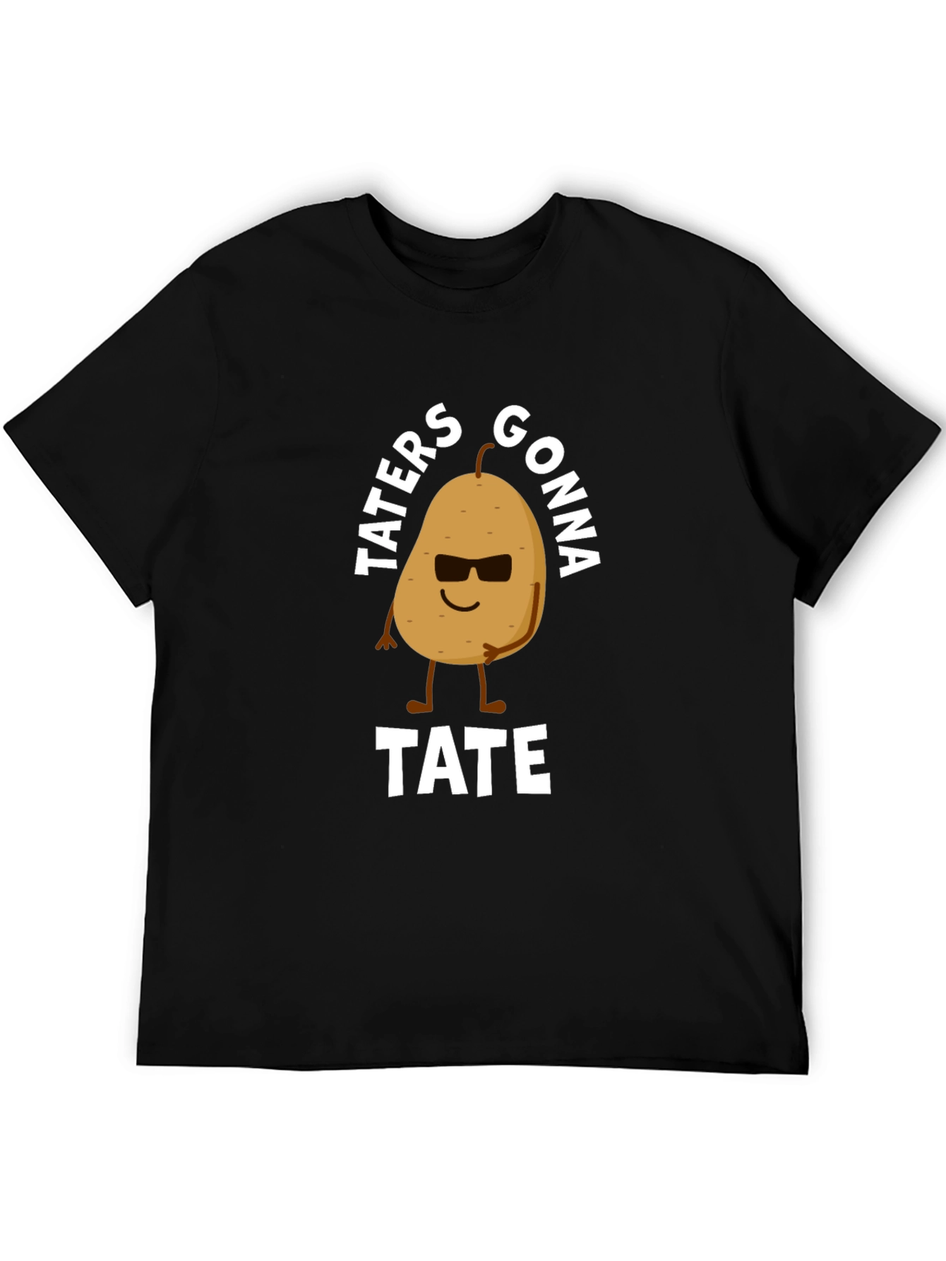 Taters Gonna Tate Funny Potato Graphic T-Shirt