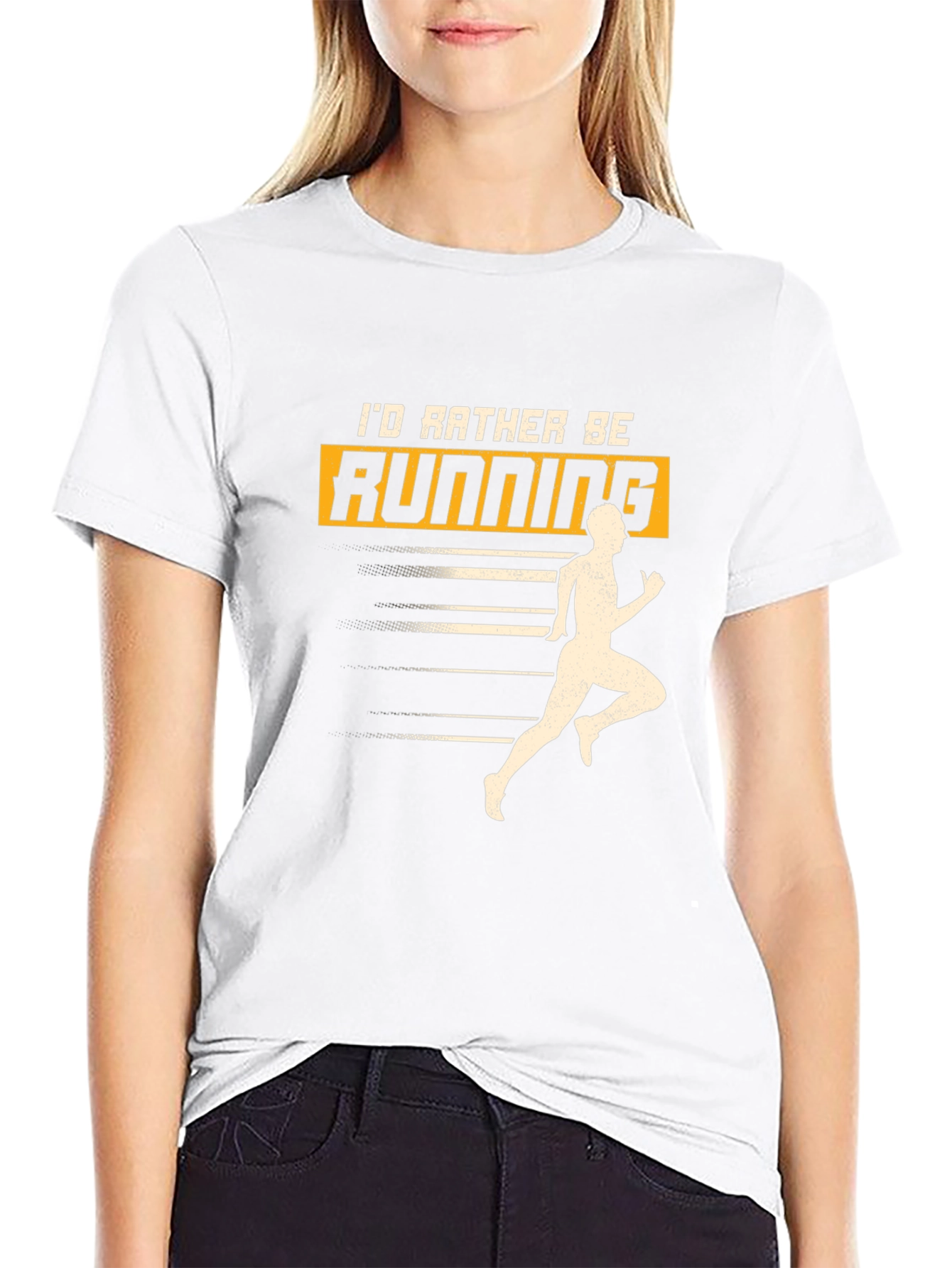 Id Rather Be Running Graphic Tee