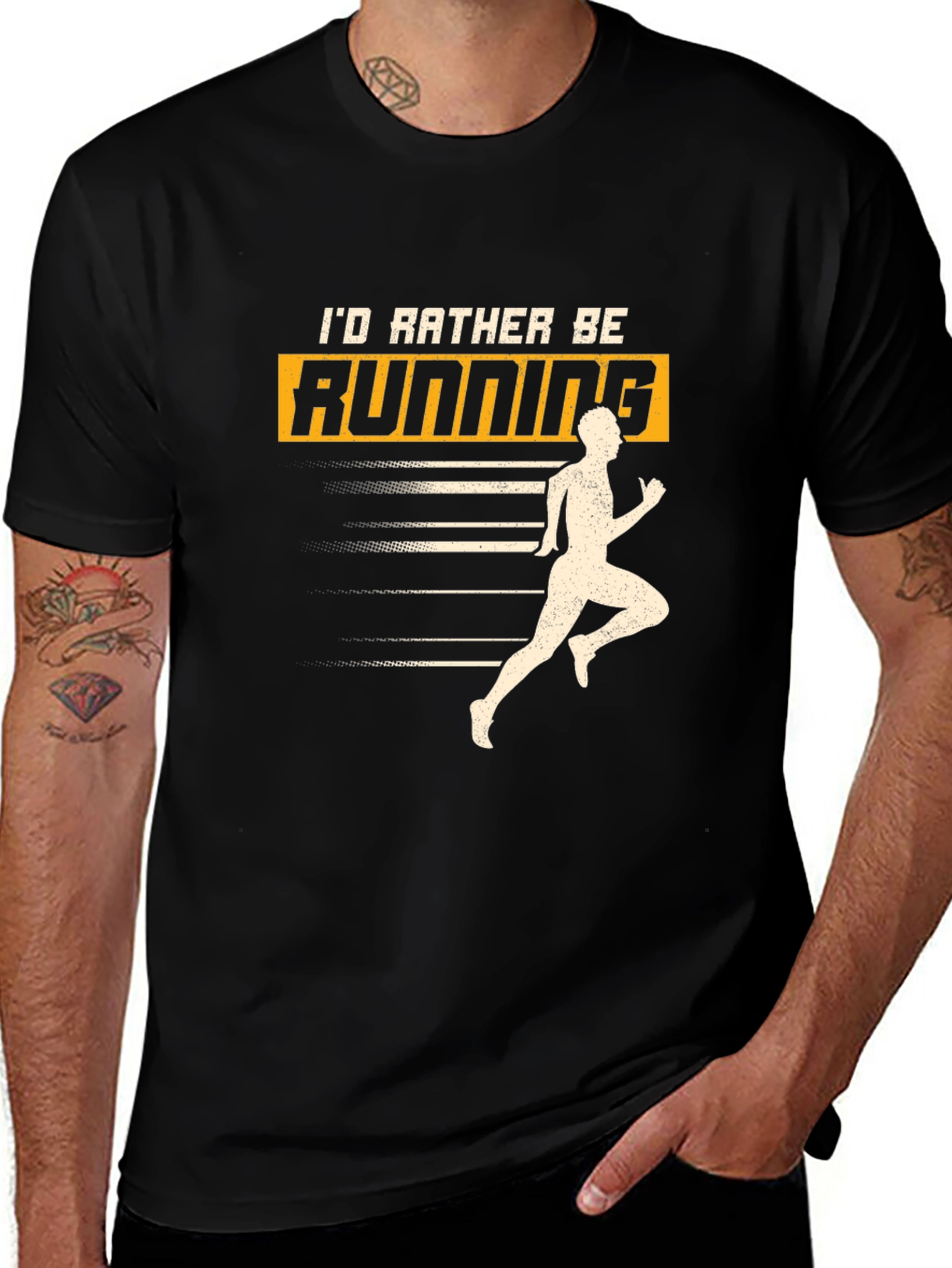 Id Rather Be Running Graphic Tee