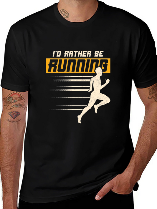 Id Rather Be Running Graphic Tee