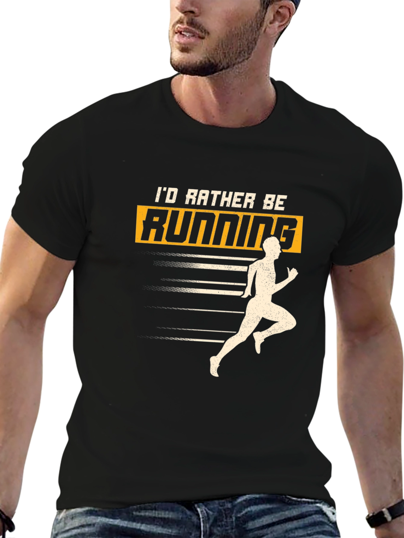 Id Rather Be Running Graphic Tee