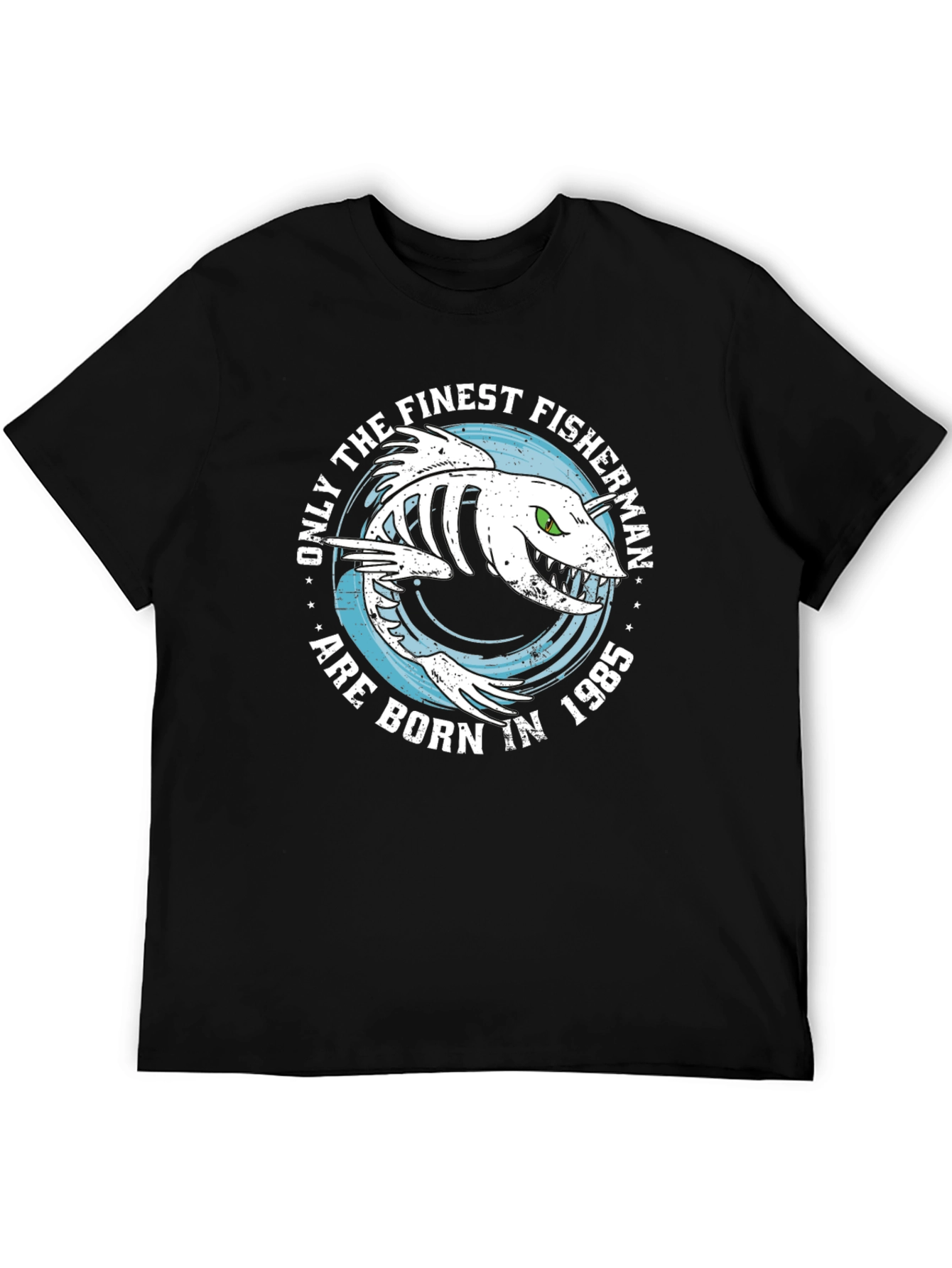 Finest Fisherman Born in 1985 Graphic Tee