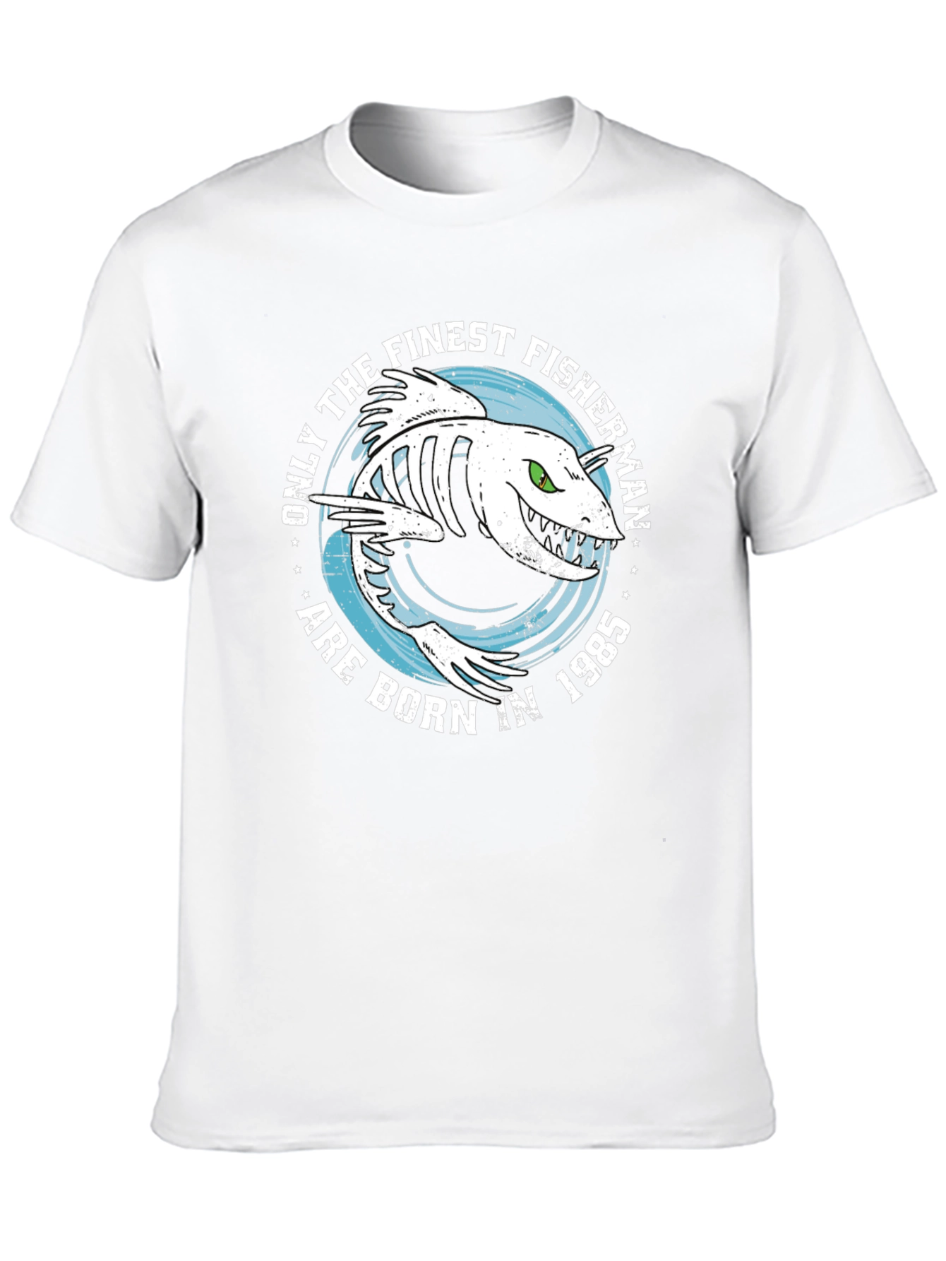 Finest Fisherman Born in 1985 Graphic Tee