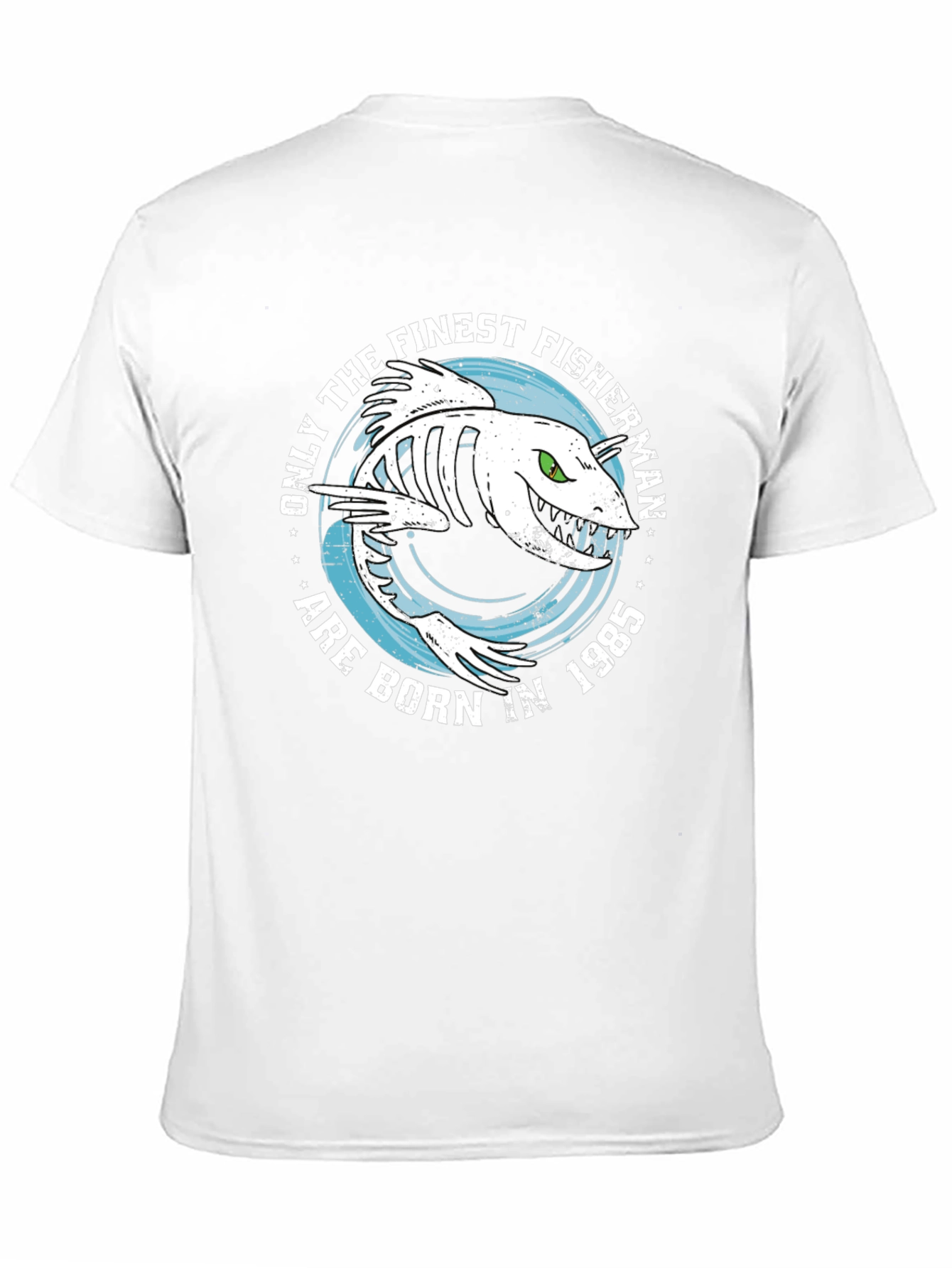 Finest Fisherman Born in 1985 Graphic Tee