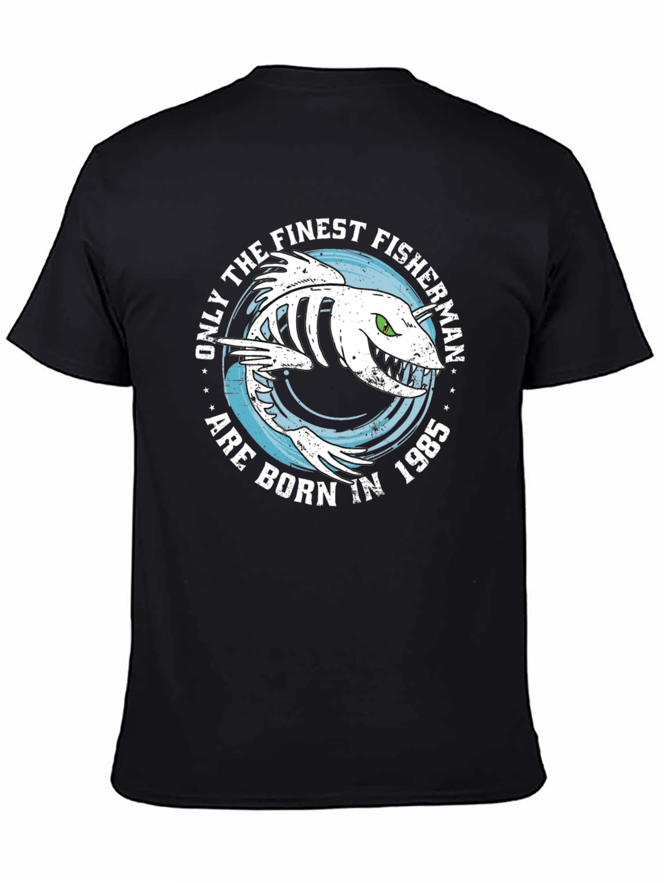Finest Fisherman Born in 1985 Graphic Tee