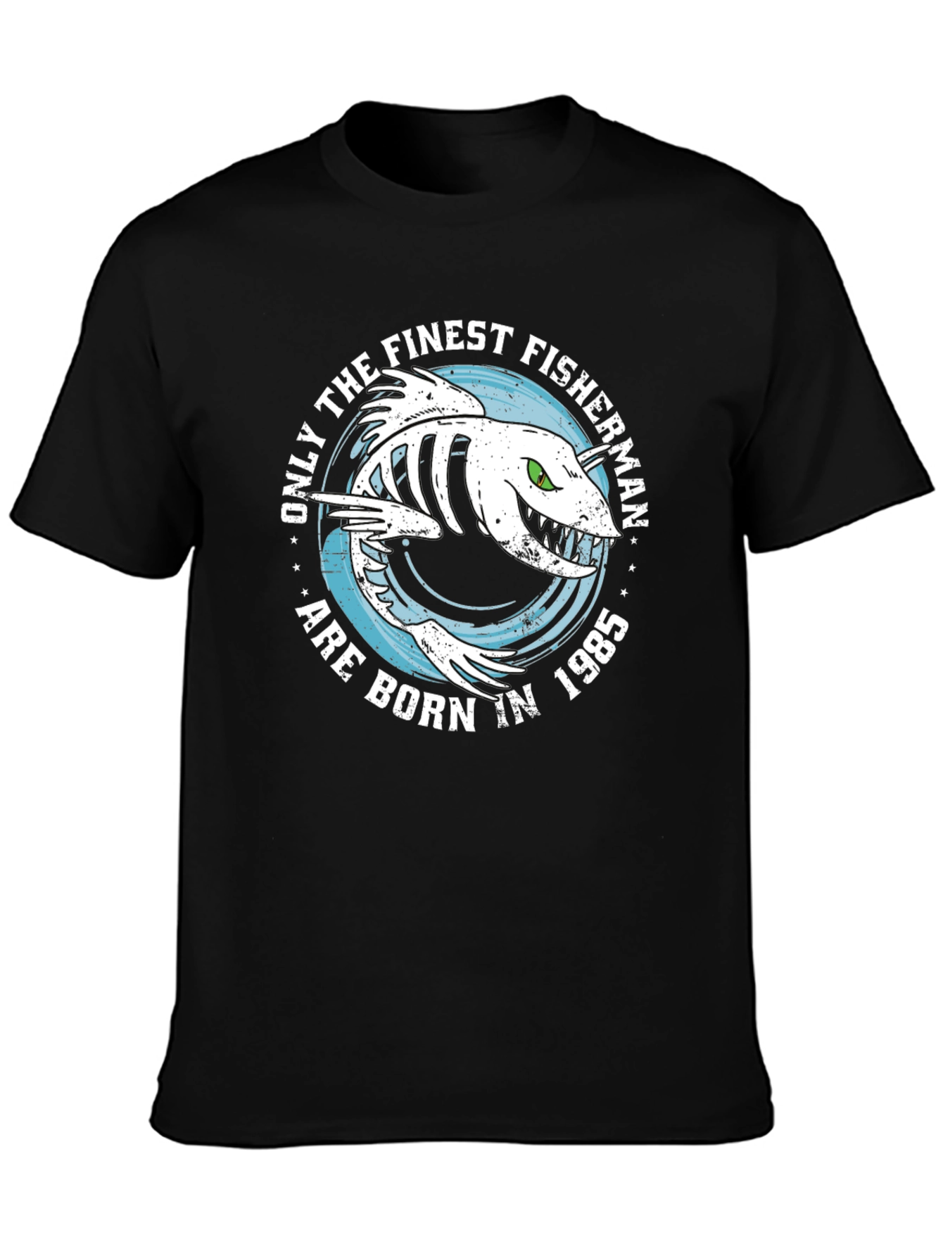Finest Fisherman Born in 1985 Graphic Tee