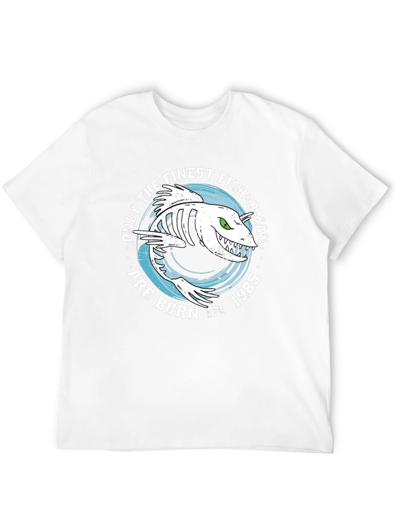 Finest Fisherman Born in 1985 Graphic Tee