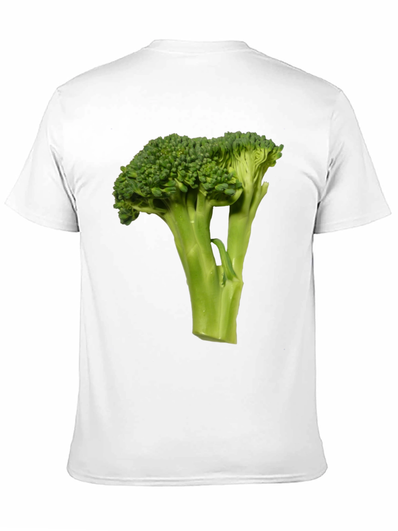 Broccoli Graphic Tee - Black Cotton T-Shirt