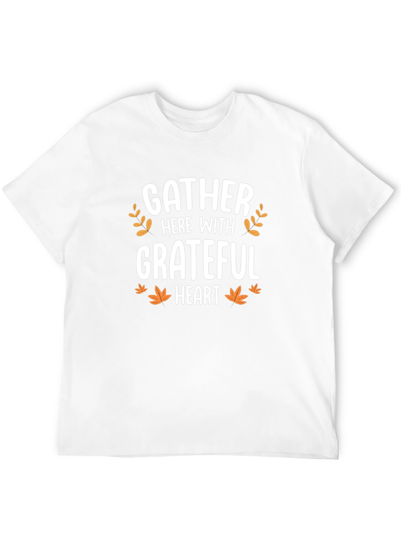 Gather Here With Grateful Heart Black T-Shirt