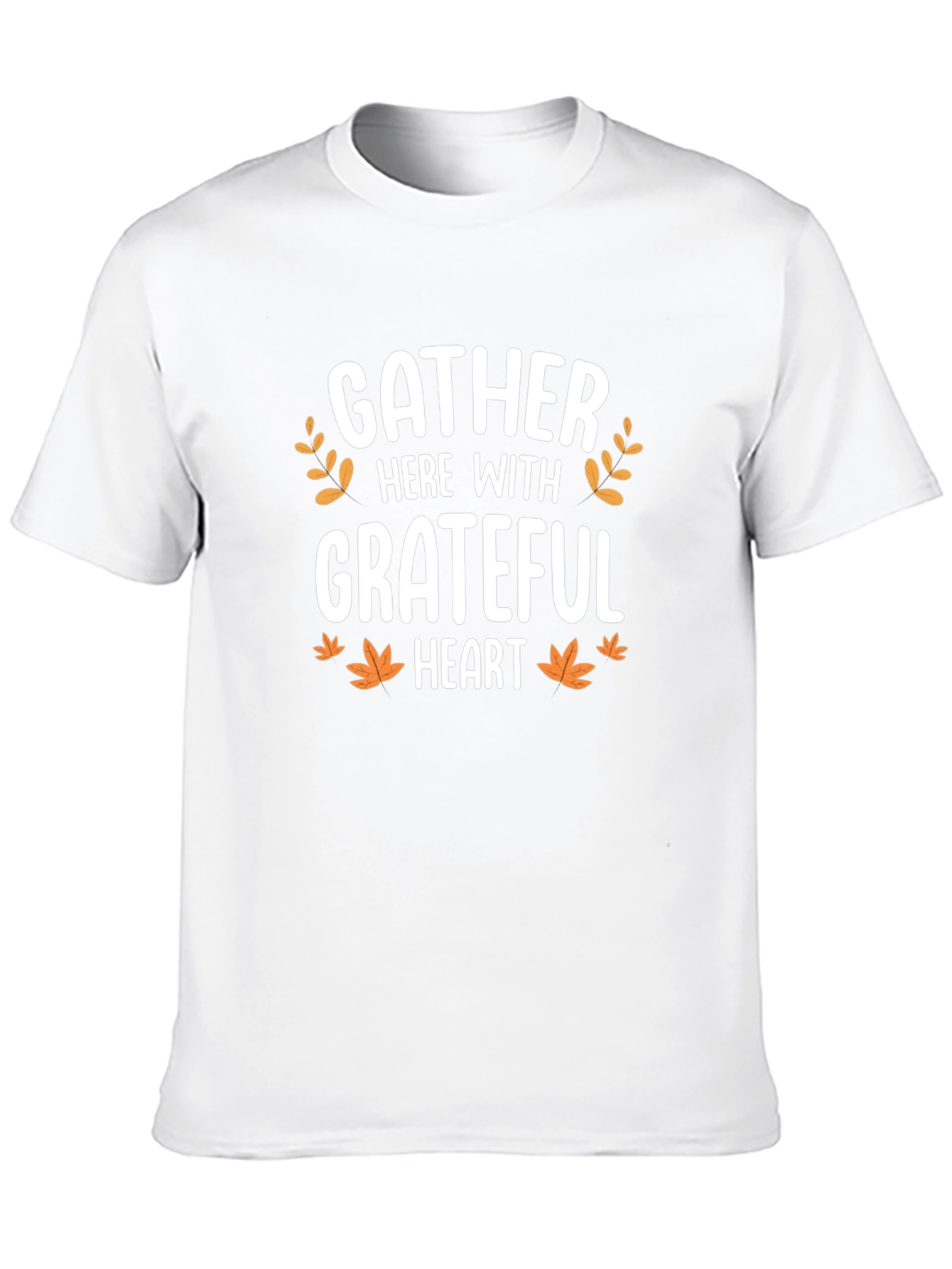 Gather Here With Grateful Heart Black T-Shirt